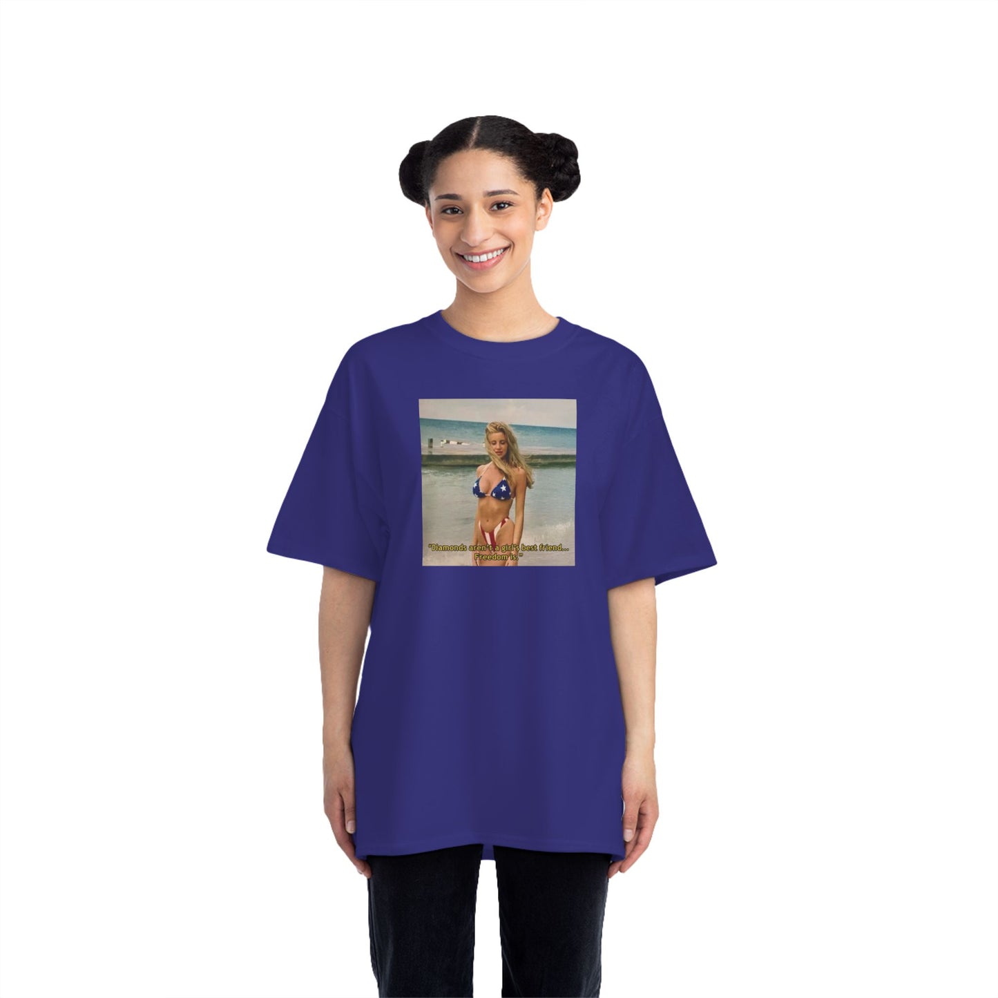 "FREEDOM" | Camille Grammer | Beefy-T® T-Shirt