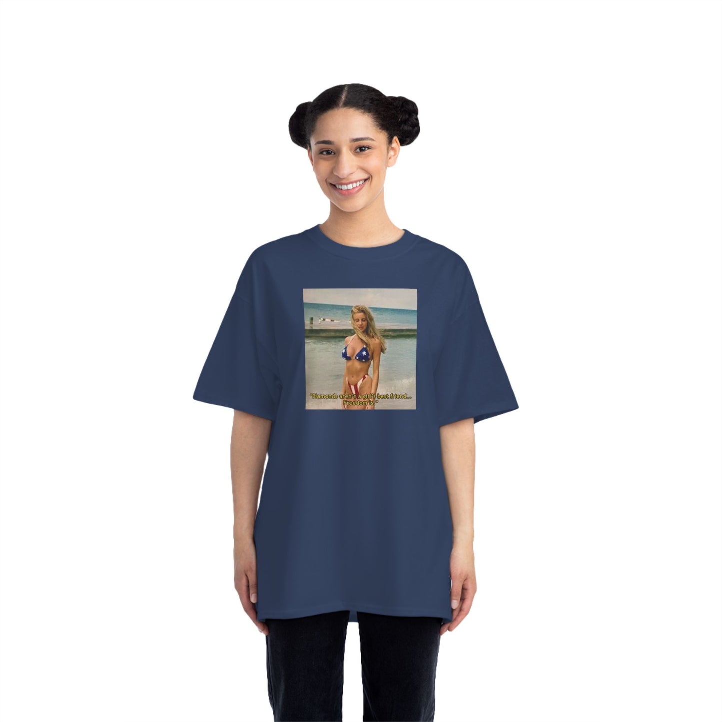 "FREEDOM" | Camille Grammer | Beefy-T® T-Shirt