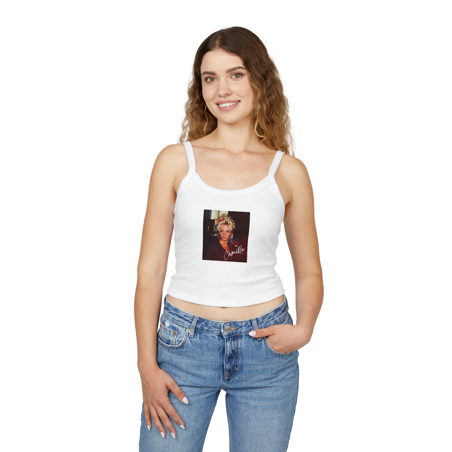 "CAMILLE ANDERSON" | RHOBH Spaghetti Strap Tank
