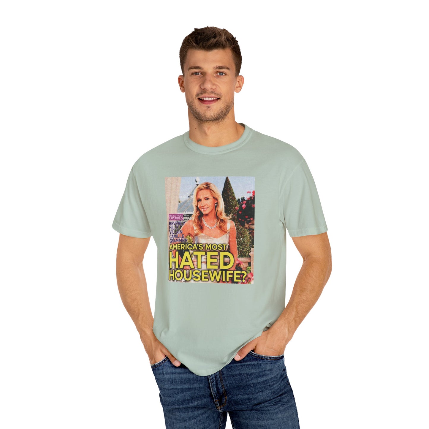 "AMERICA'S MOST-HATED HOUSEWIFE" Camill eMagazine Cover | RHOBH T-Shirt