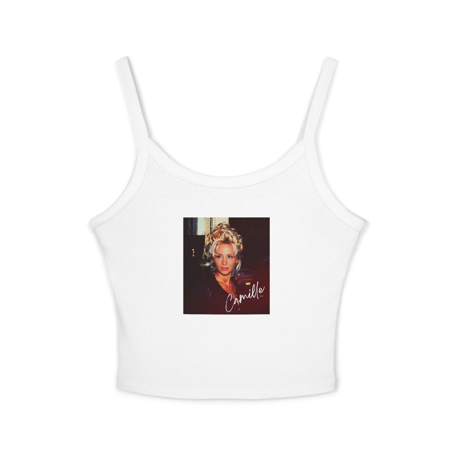 "CAMILLE ANDERSON" | RHOBH Spaghetti Strap Tank