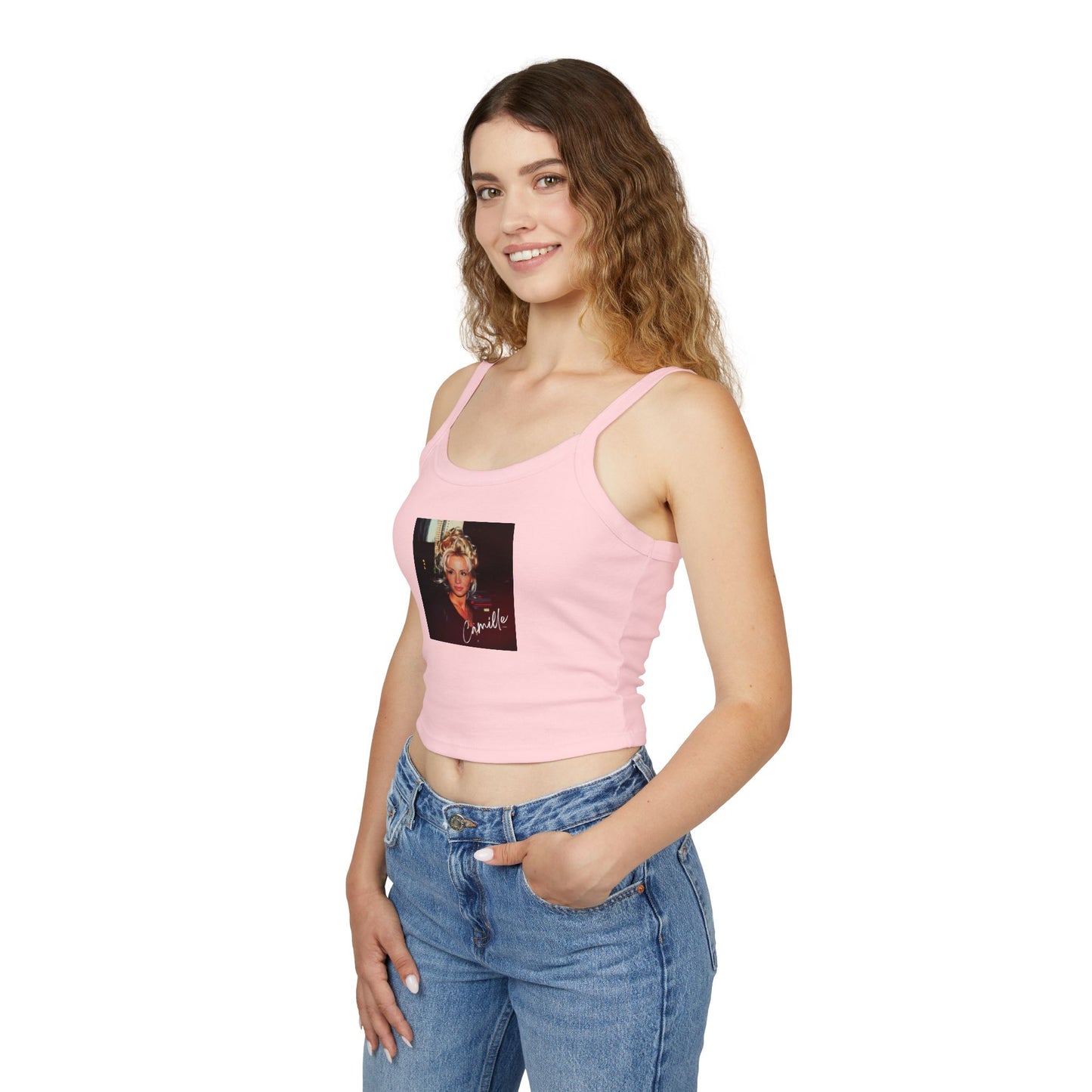 "CAMILLE ANDERSON" | RHOBH Spaghetti Strap Tank