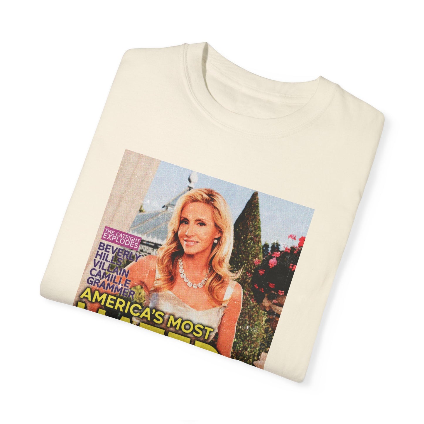 "AMERICA'S MOST-HATED HOUSEWIFE" Camill eMagazine Cover | RHOBH T-Shirt