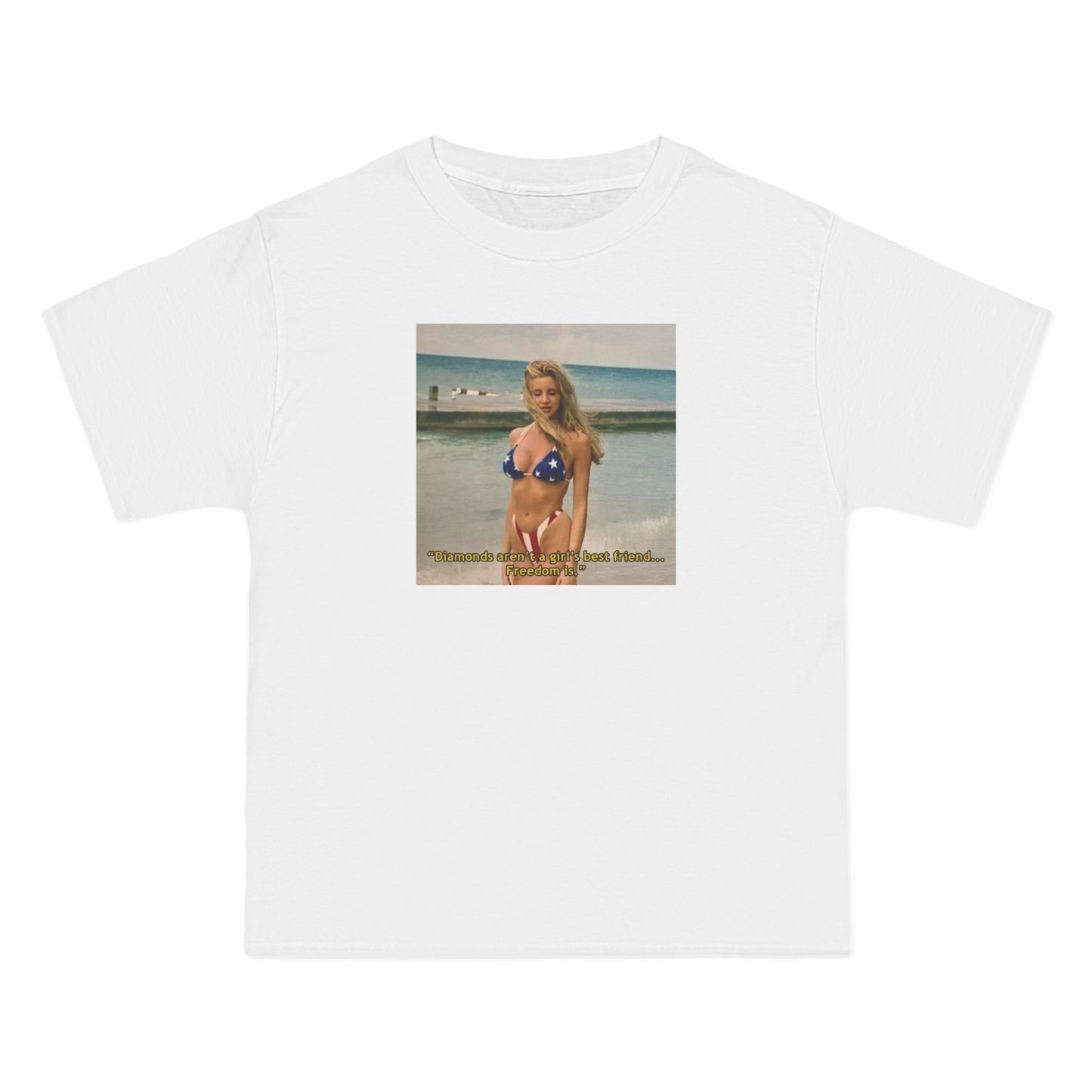 "FREEDOM" | Camille Grammer | Beefy-T® T-Shirt