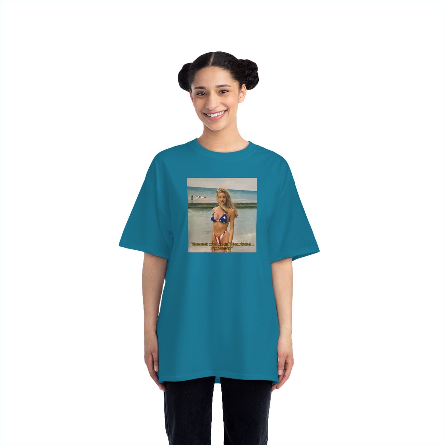 "FREEDOM" | Camille Grammer | Beefy-T® T-Shirt
