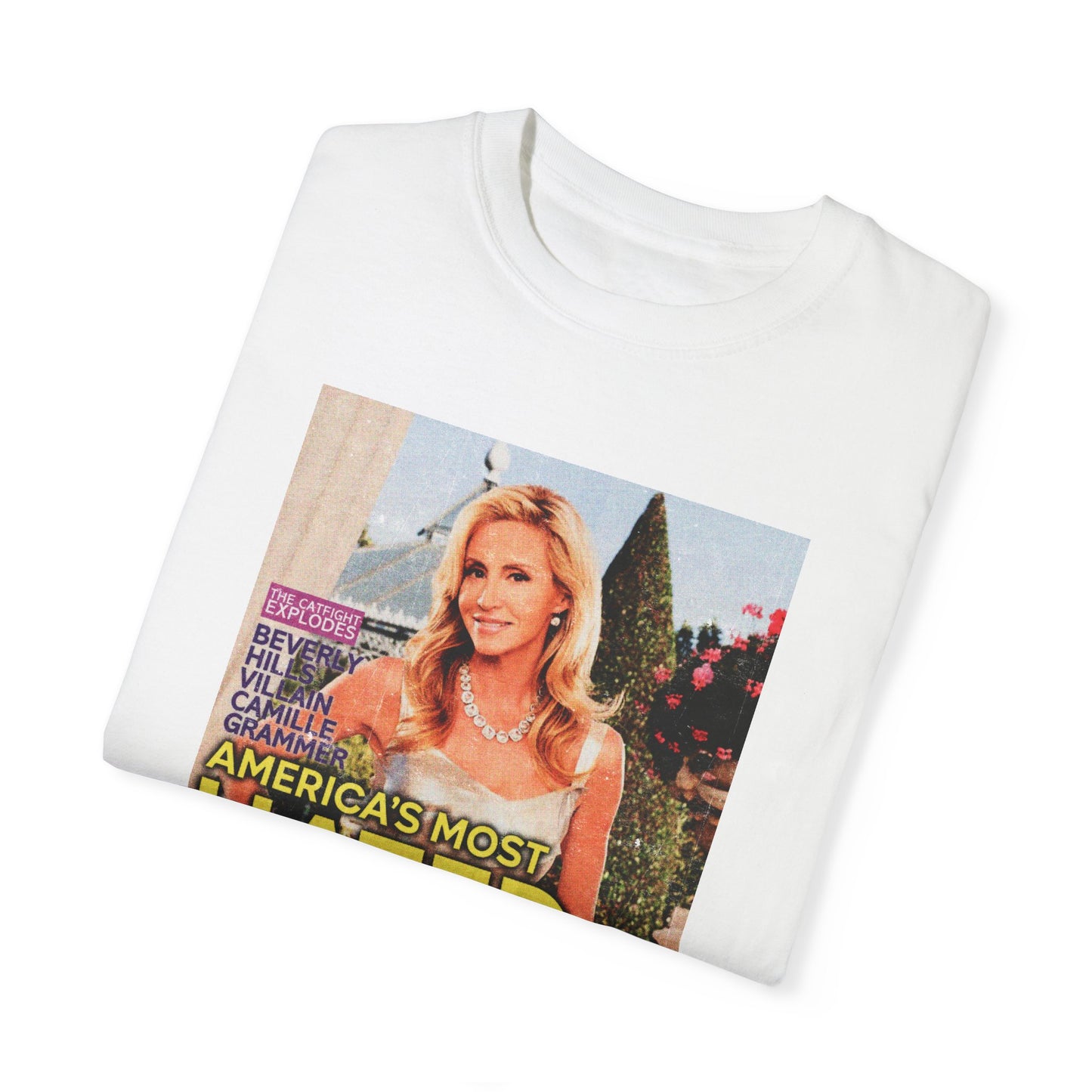 "AMERICA'S MOST-HATED HOUSEWIFE" Camill eMagazine Cover | RHOBH T-Shirt