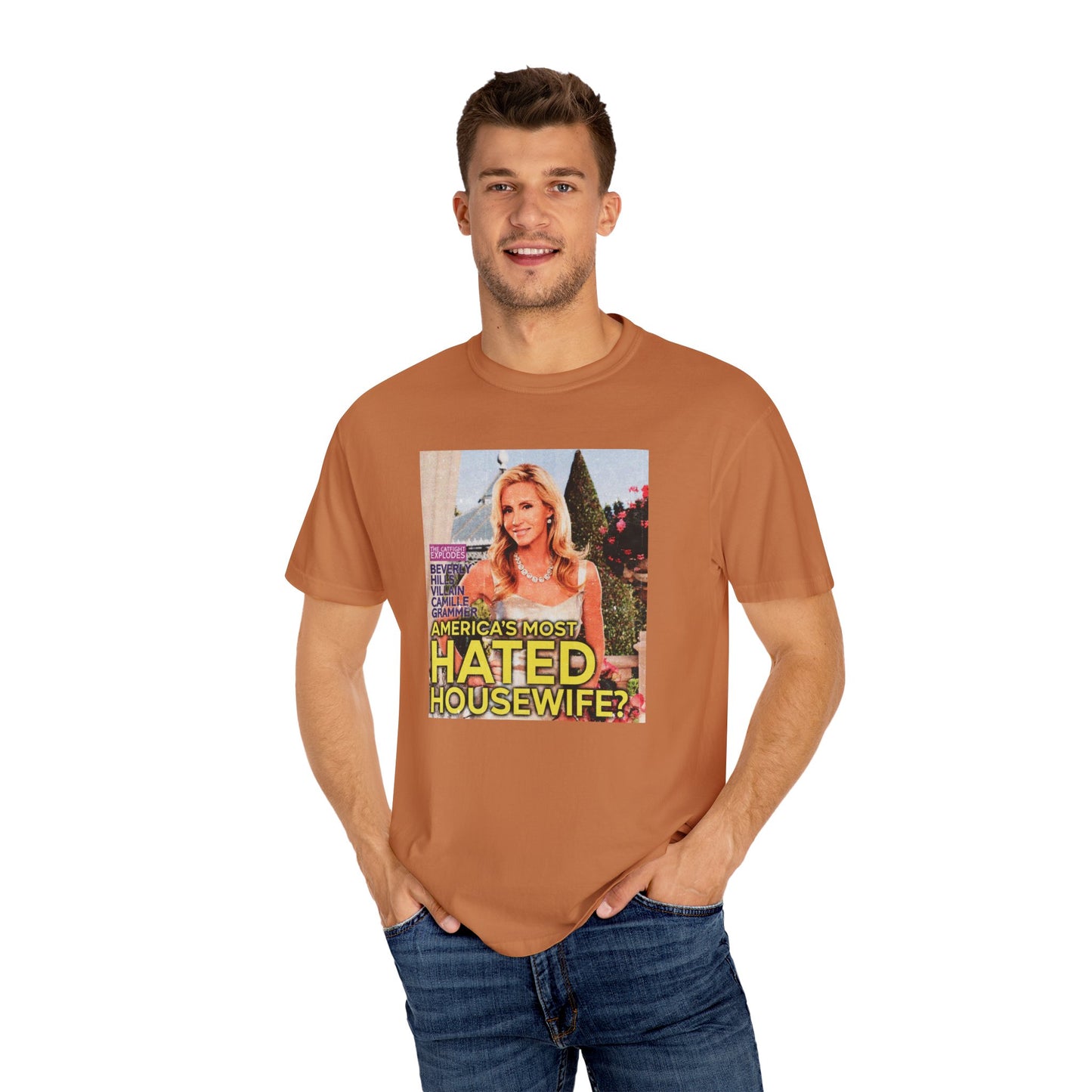 "AMERICA'S MOST-HATED HOUSEWIFE" Camill eMagazine Cover | RHOBH T-Shirt
