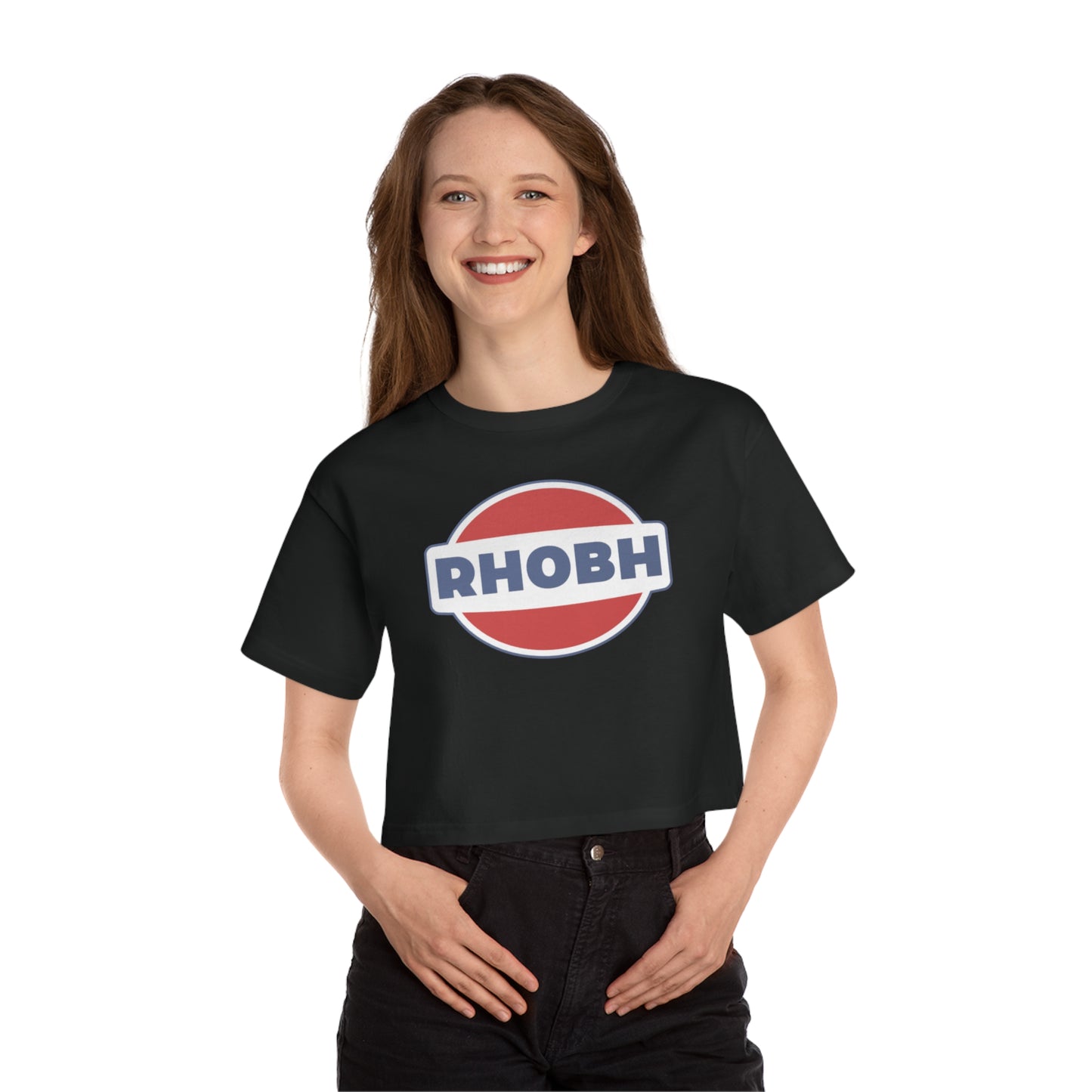 "RHOBH GIRL" | RHOBH Champion Cropped T-Shirt