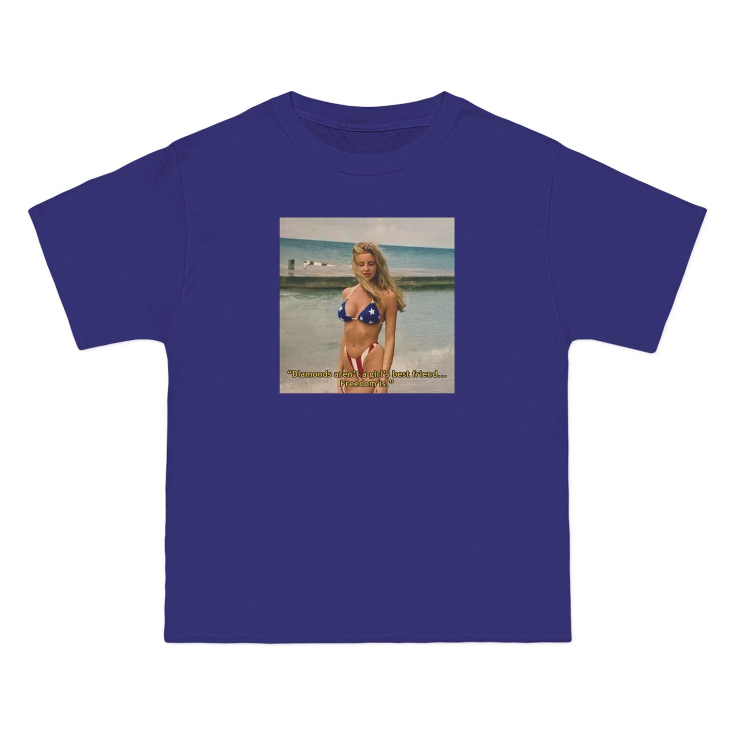 "FREEDOM" | Camille Grammer | Beefy-T® T-Shirt