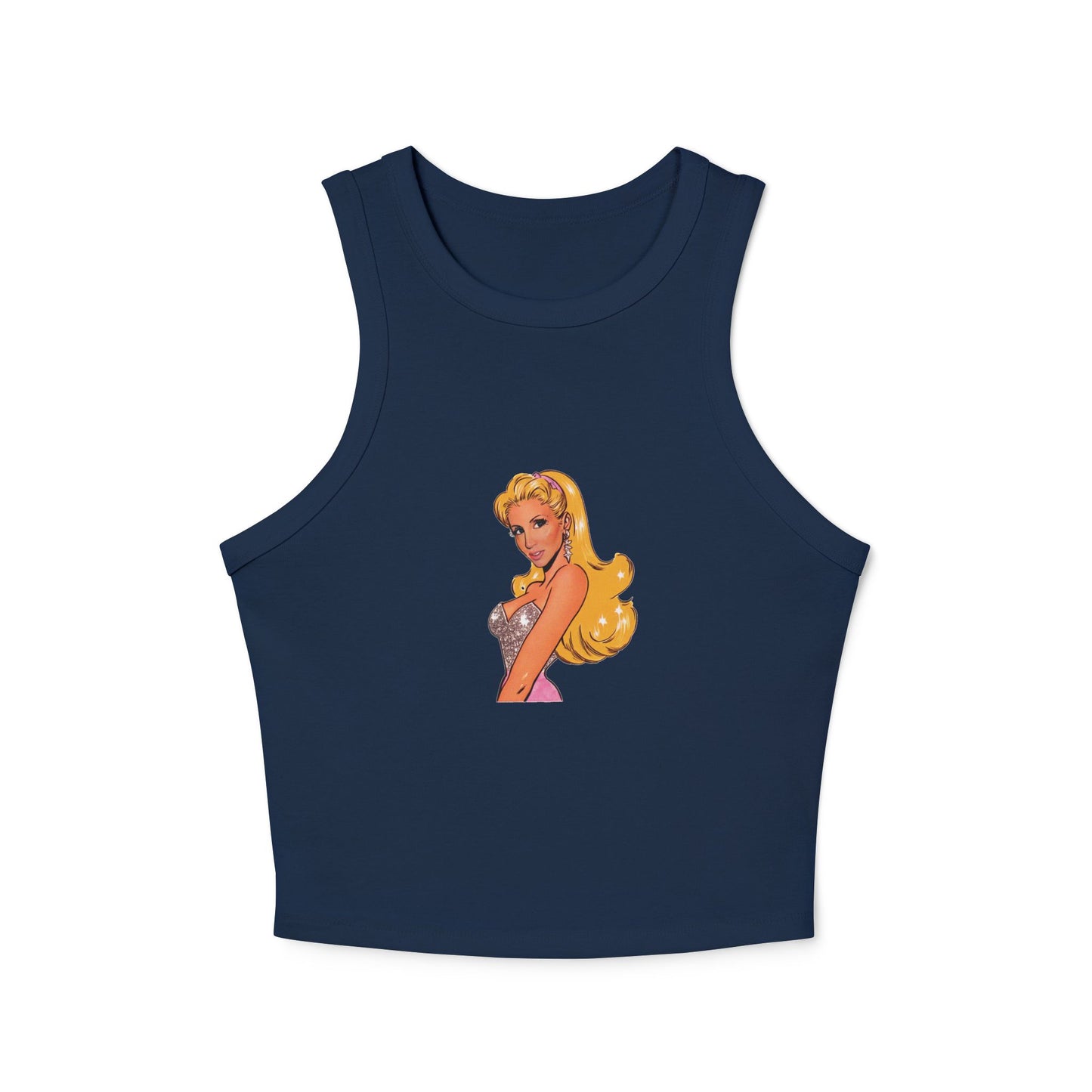 VINTAGE CARTOON CAMILLE" | Camille Grammer Racer Tank