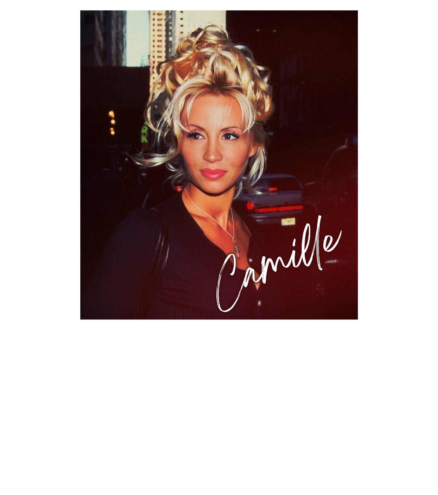 "CAMILLE ANDERSON" | RHOBH Spaghetti Strap Tank