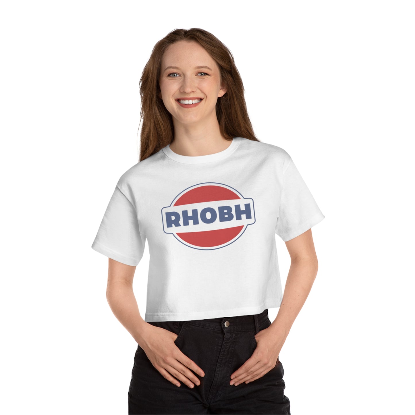 "RHOBH GIRL" | RHOBH Champion Cropped T-Shirt