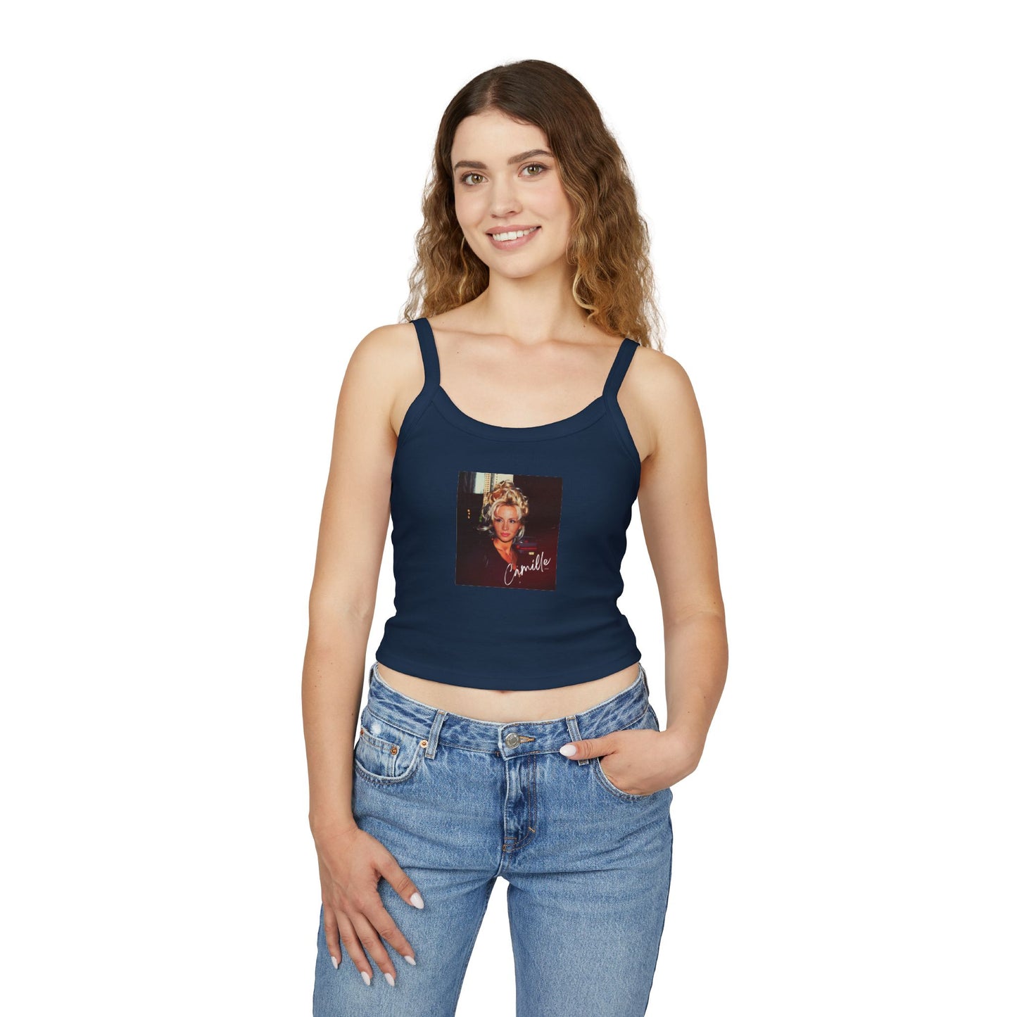 "CAMILLE ANDERSON" | RHOBH Spaghetti Strap Tank