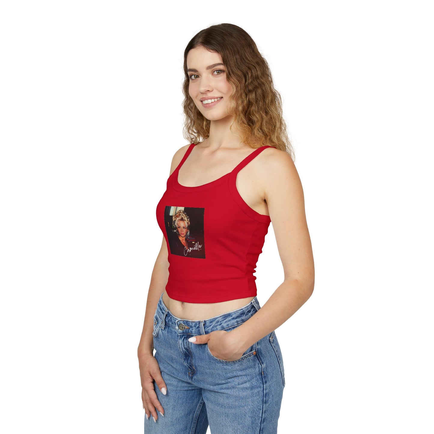 "CAMILLE ANDERSON" | RHOBH Spaghetti Strap Tank