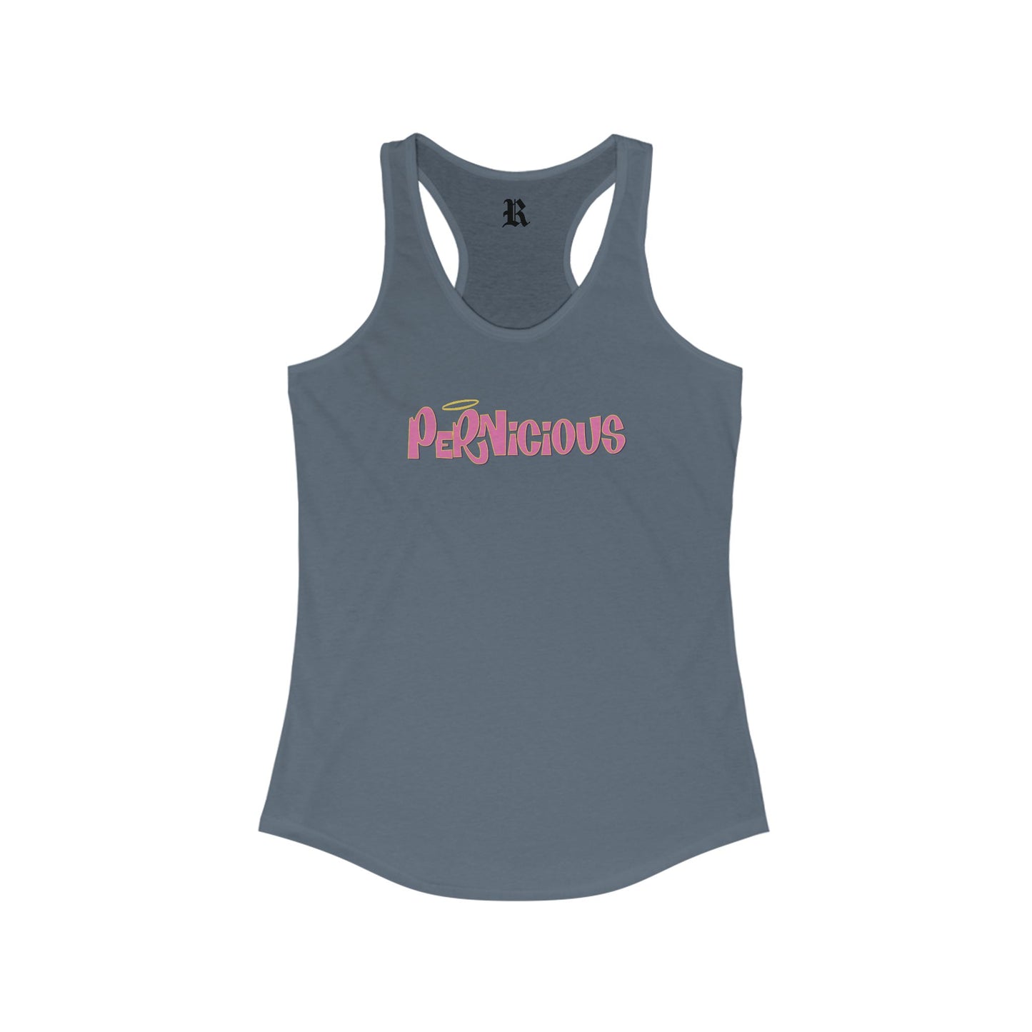 "PERNICIOUS" | Camille Grammer Racerback Tank