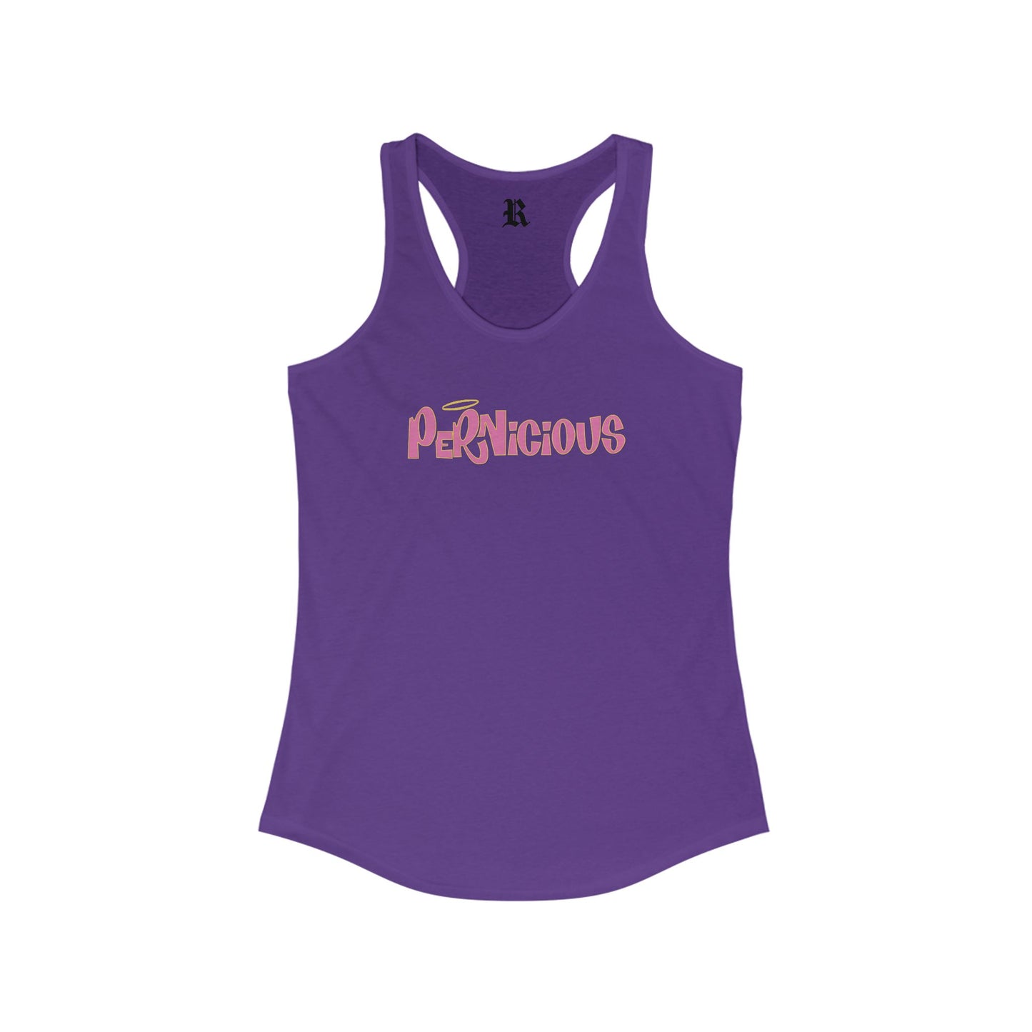 "PERNICIOUS" | Camille Grammer Racerback Tank