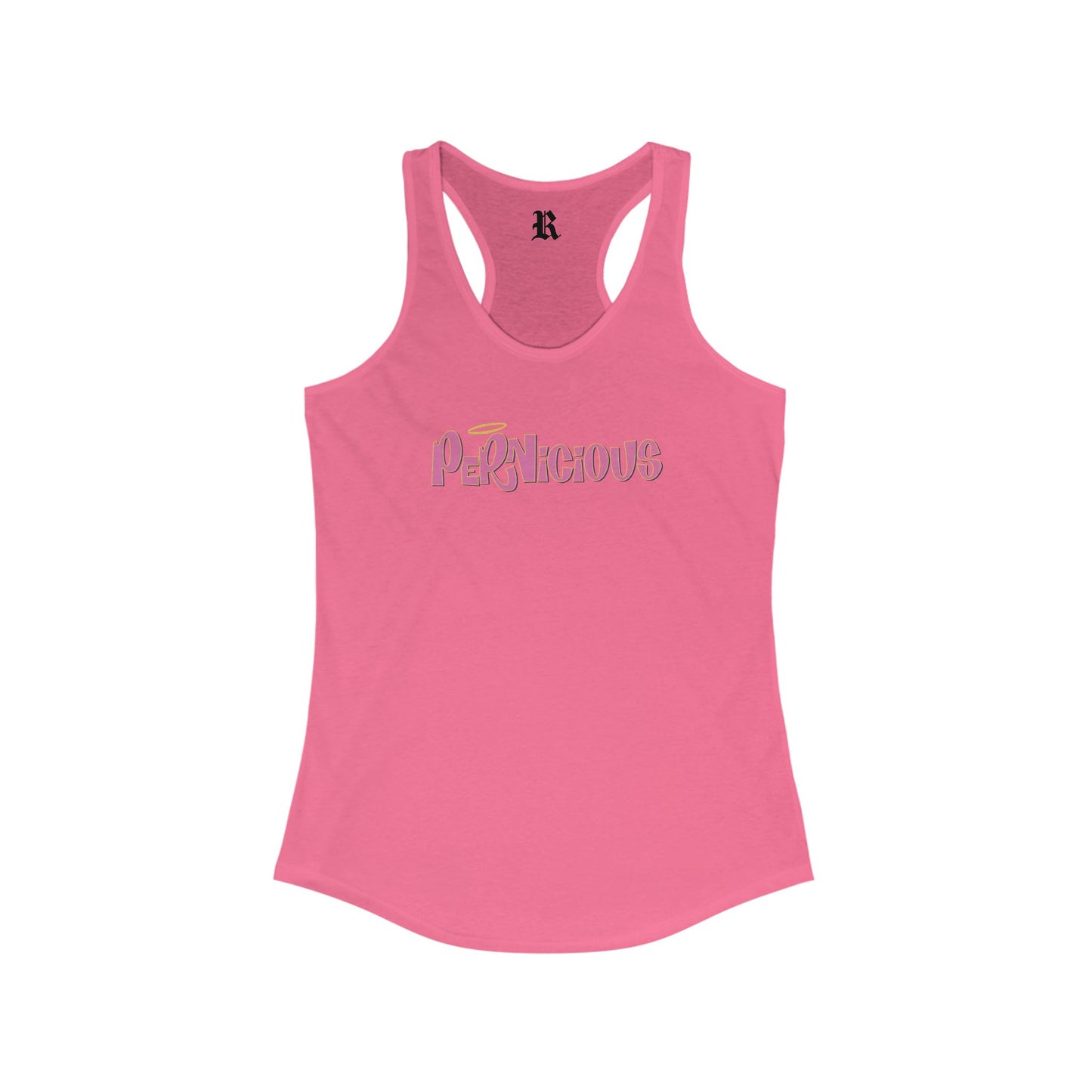 "PERNICIOUS" | Camille Grammer Racerback Tank