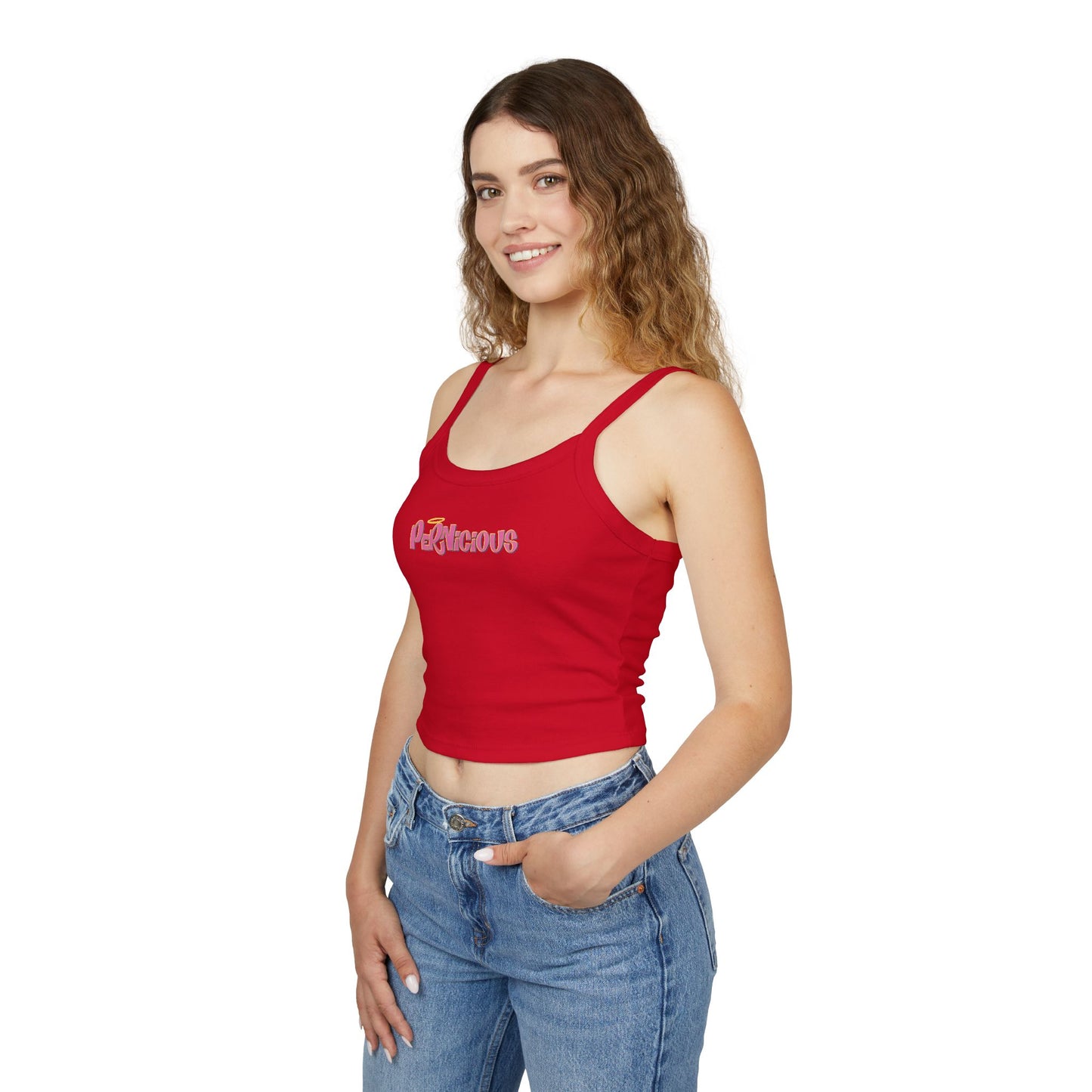 "PERNICIOUS" CAMILLE | RHOBH Spaghetti Strap Tank Top