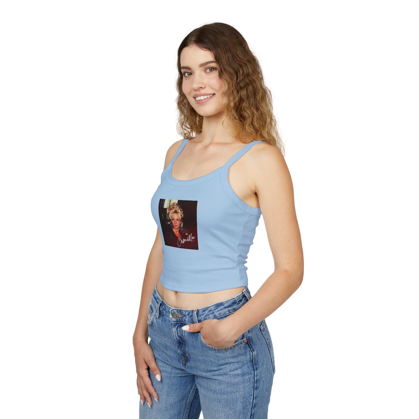 "CAMILLE ANDERSON" | RHOBH Spaghetti Strap Tank