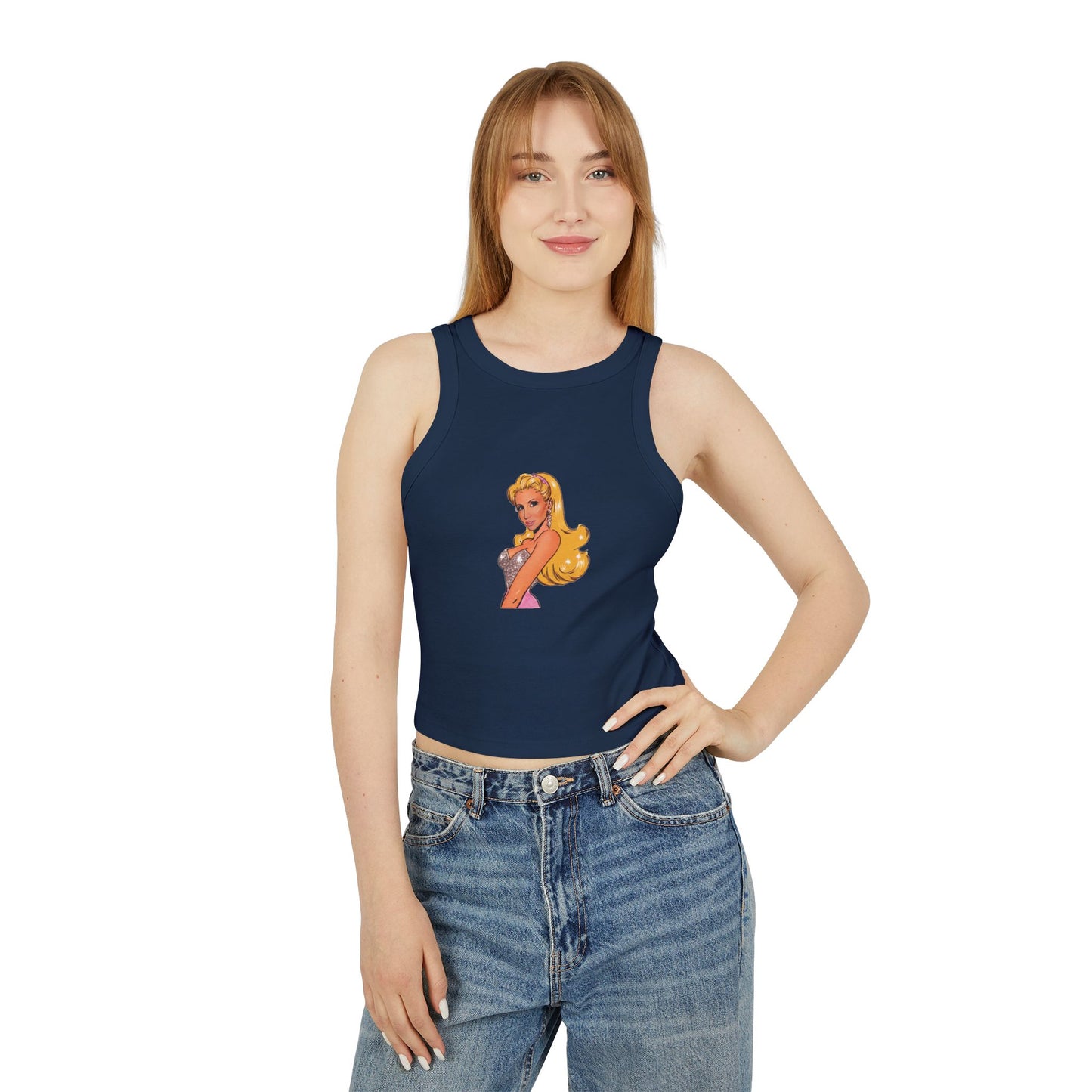 VINTAGE CARTOON CAMILLE" | Camille Grammer Racer Tank