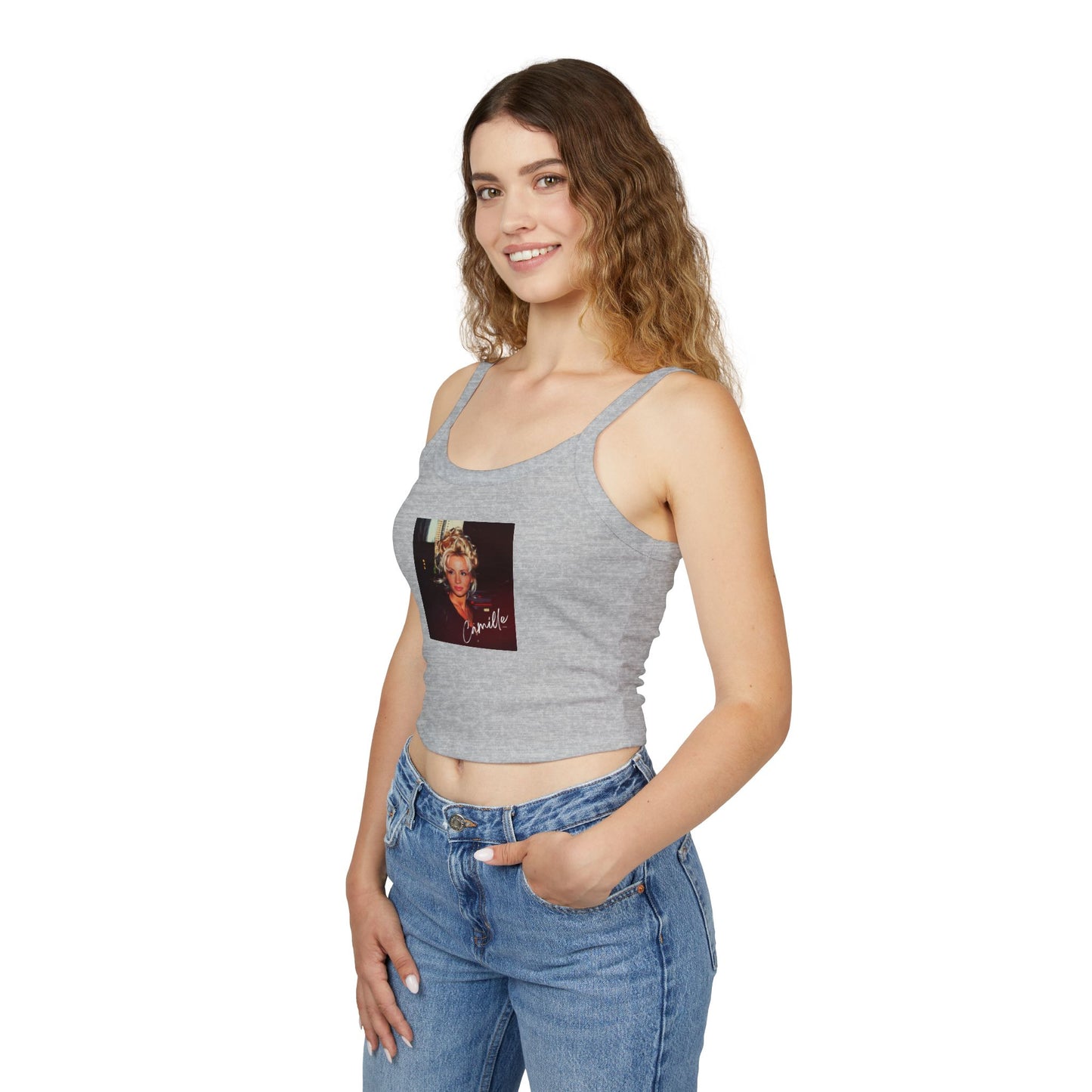 "CAMILLE ANDERSON" | RHOBH Spaghetti Strap Tank