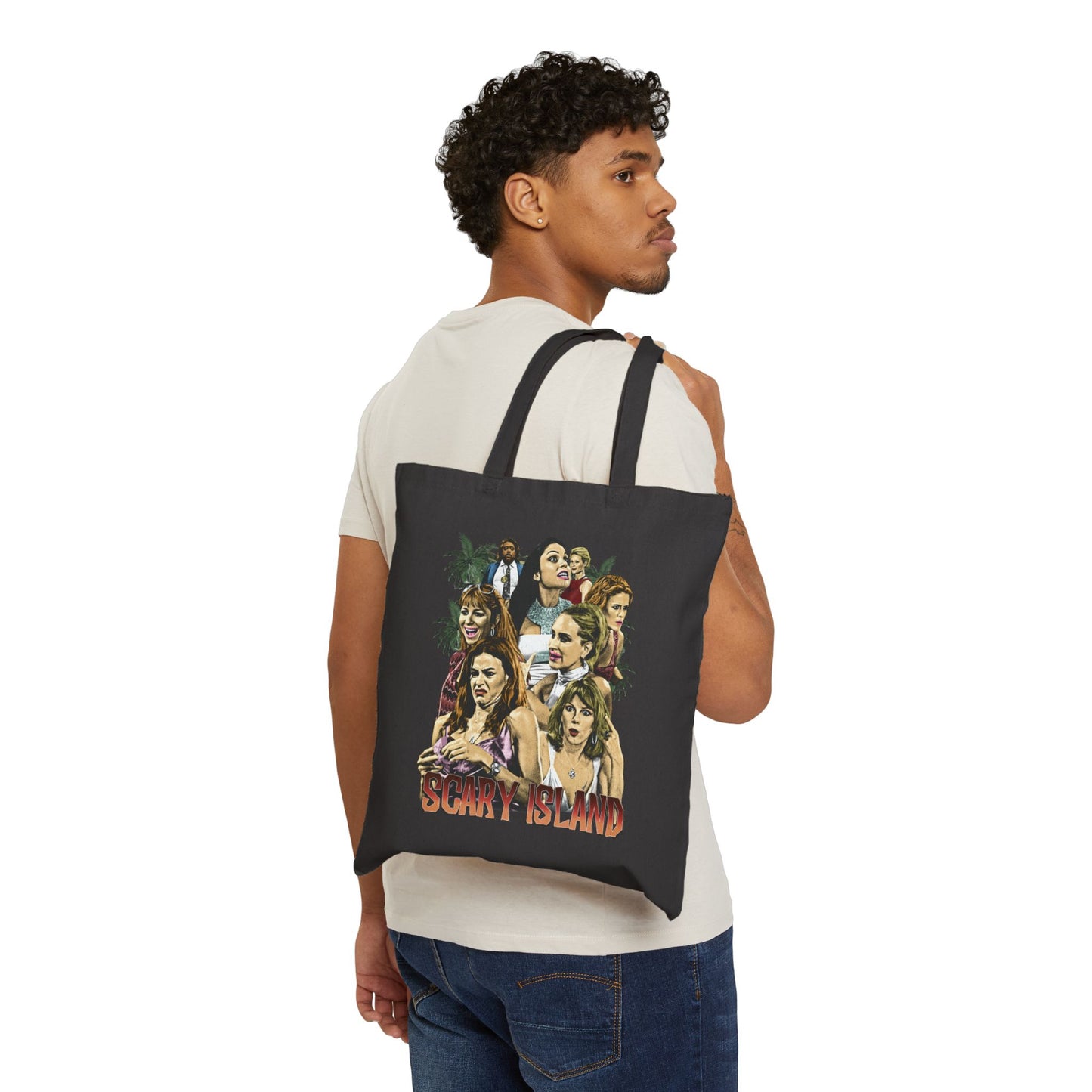 Scary Island Tote Bag