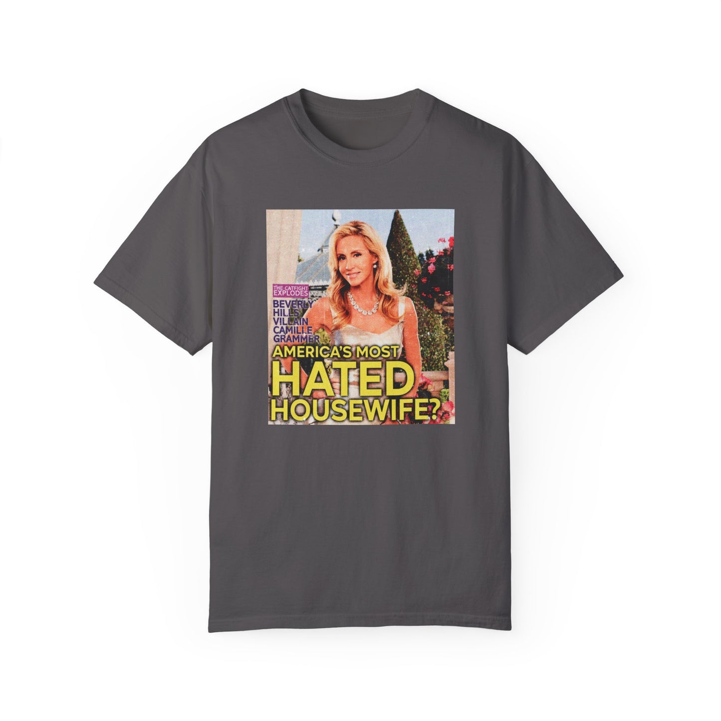 "AMERICA'S MOST-HATED HOUSEWIFE" Camill eMagazine Cover | RHOBH T-Shirt