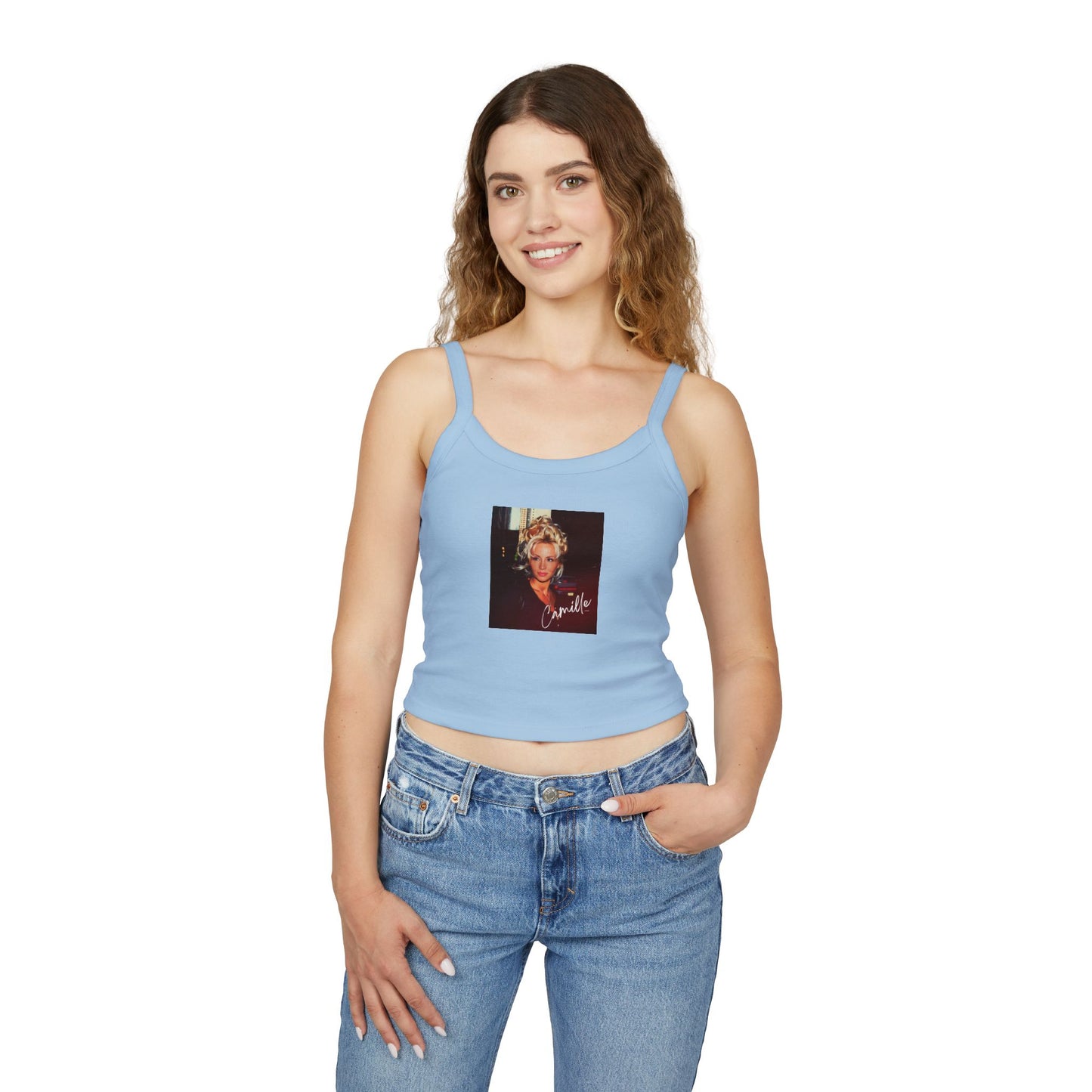 "CAMILLE ANDERSON" | RHOBH Spaghetti Strap Tank