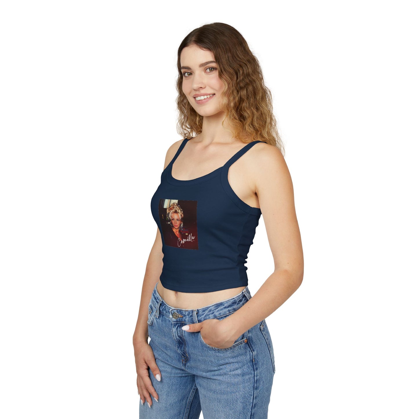 "CAMILLE ANDERSON" | RHOBH Spaghetti Strap Tank