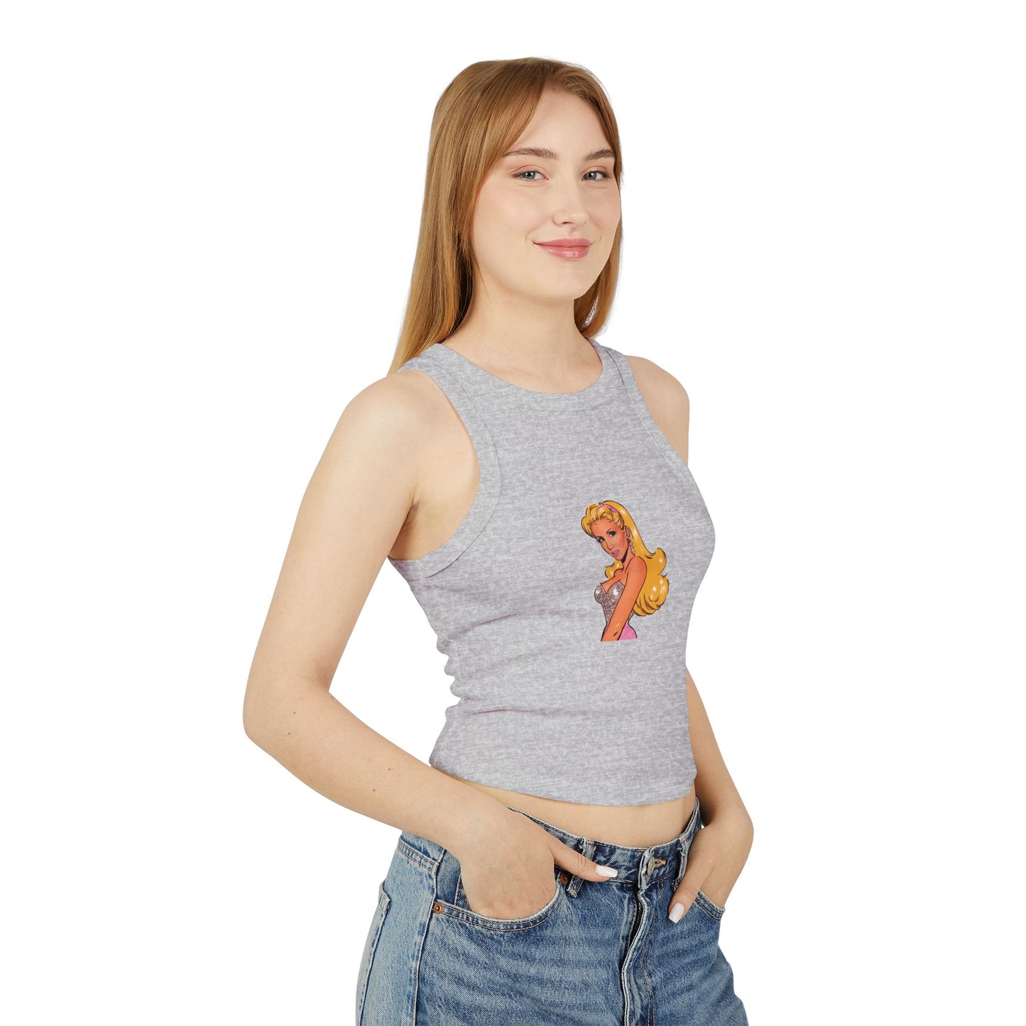 VINTAGE CARTOON CAMILLE" | Camille Grammer Racer Tank