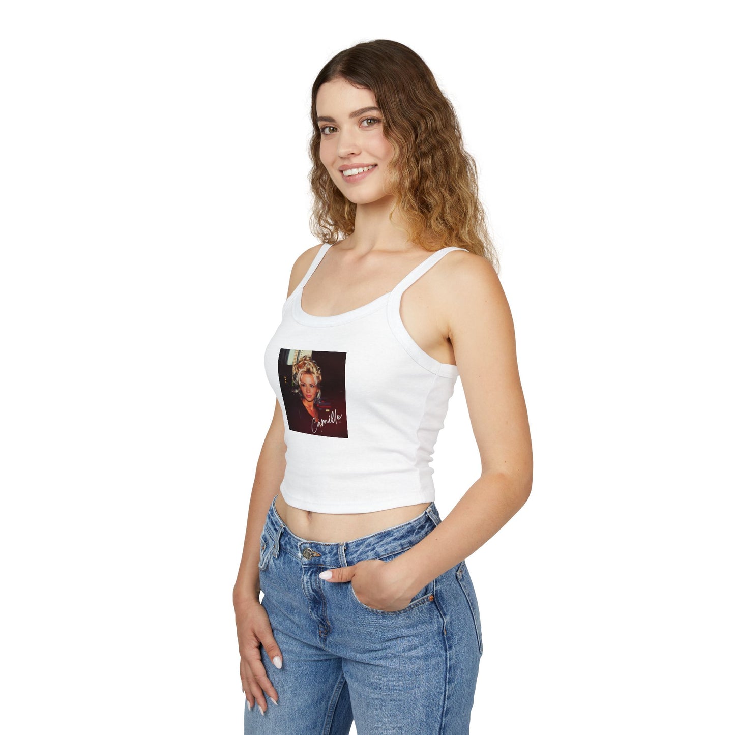 "CAMILLE ANDERSON" | RHOBH Spaghetti Strap Tank