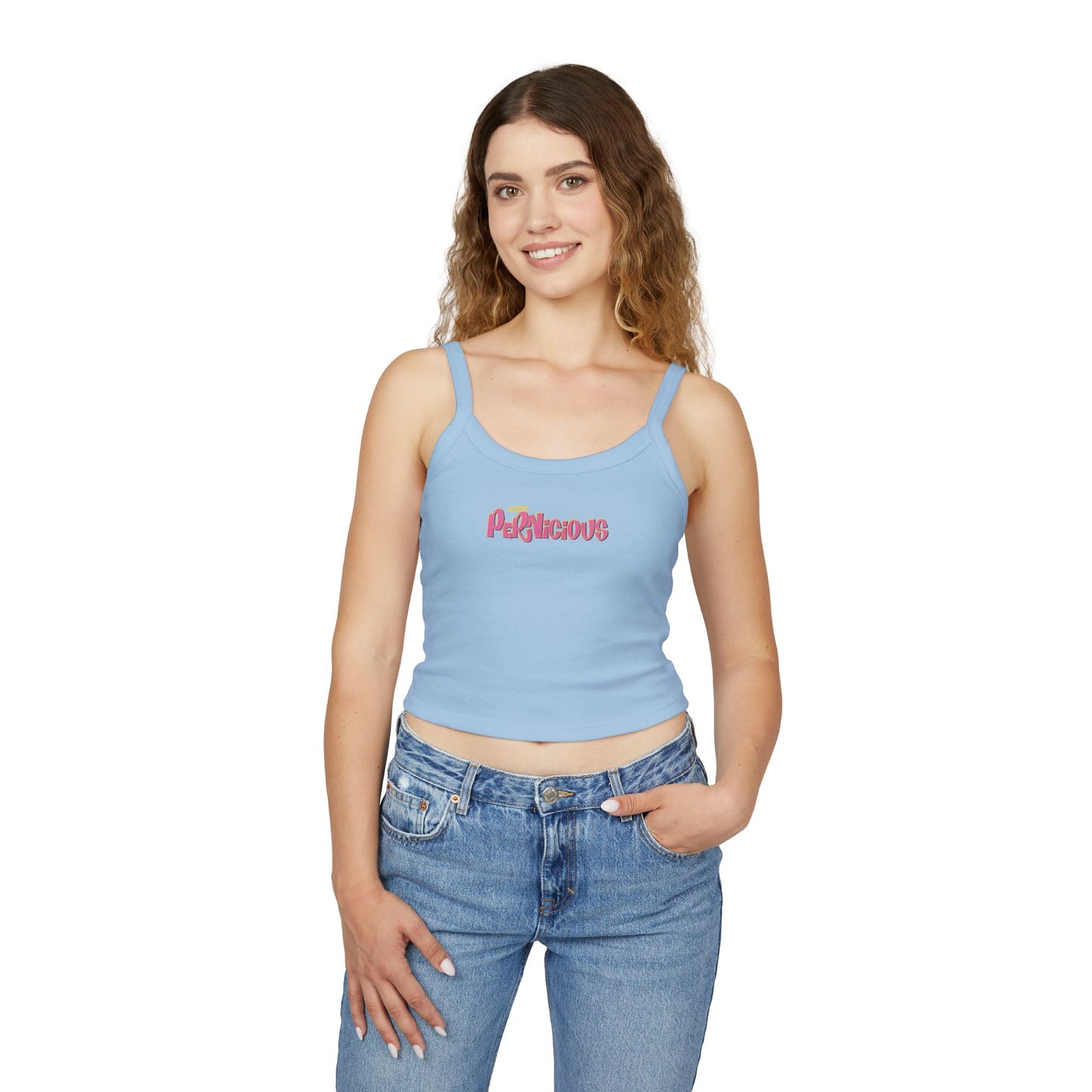 "PERNICIOUS" CAMILLE | RHOBH Spaghetti Strap Tank Top