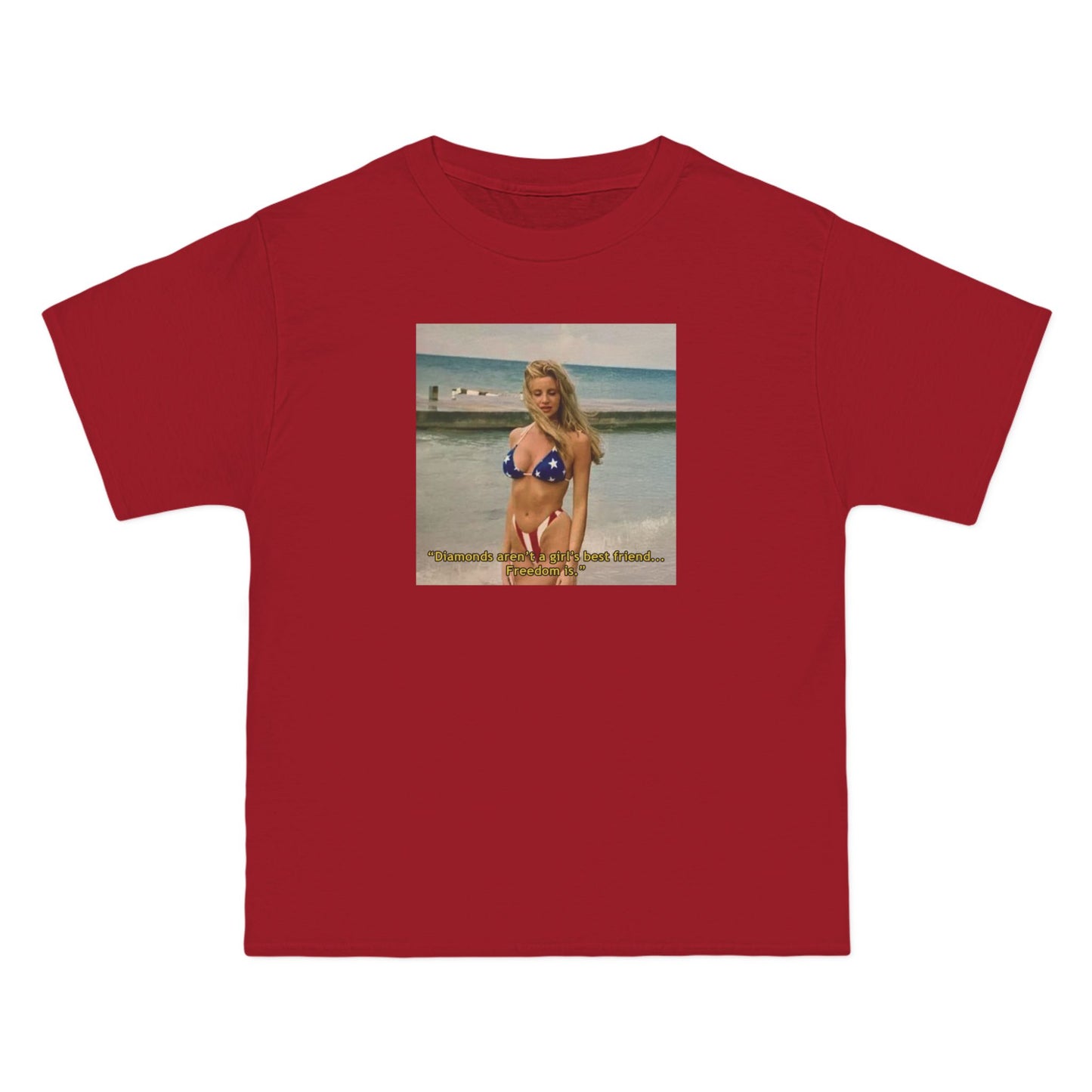 "FREEDOM" | Camille Grammer | Beefy-T® T-Shirt