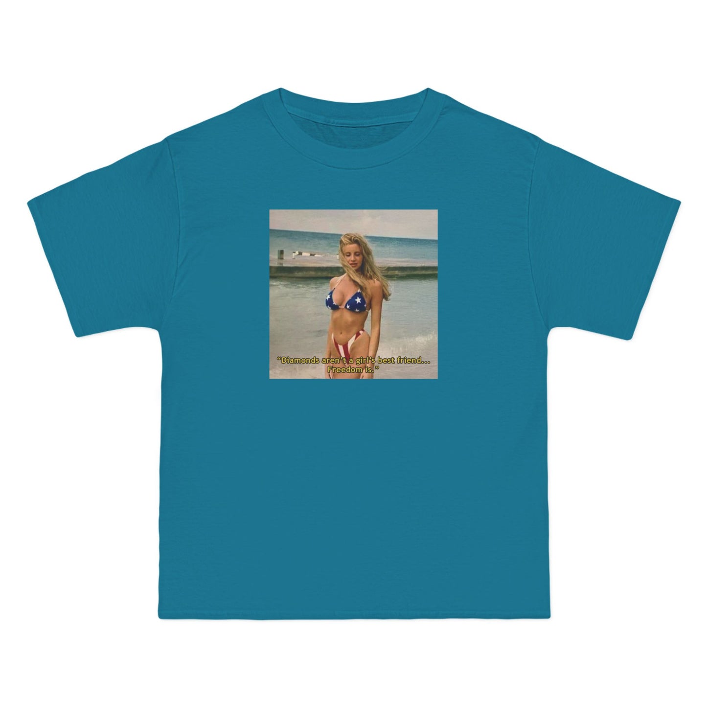"FREEDOM" | Camille Grammer | Beefy-T® T-Shirt