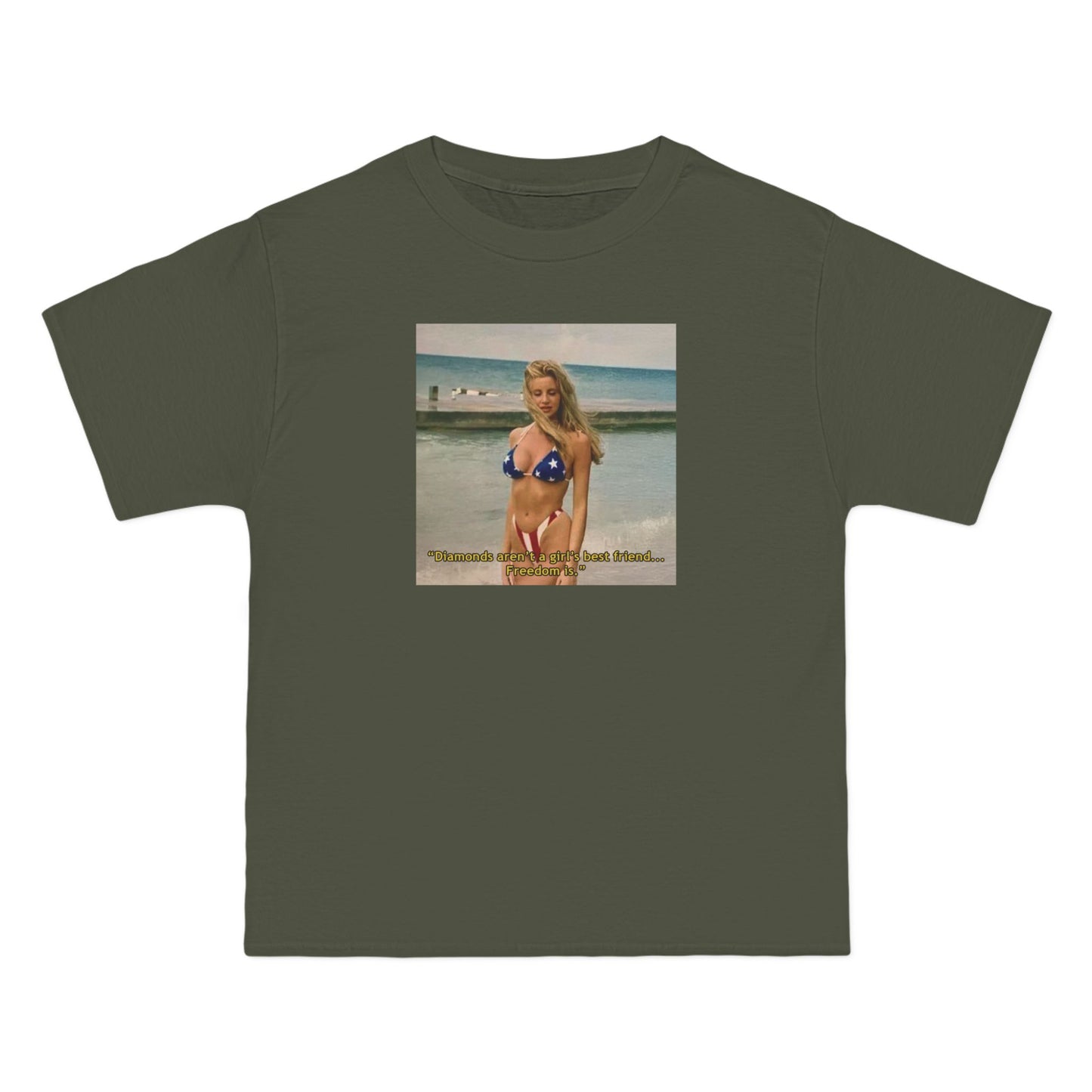 "FREEDOM" | Camille Grammer | Beefy-T® T-Shirt