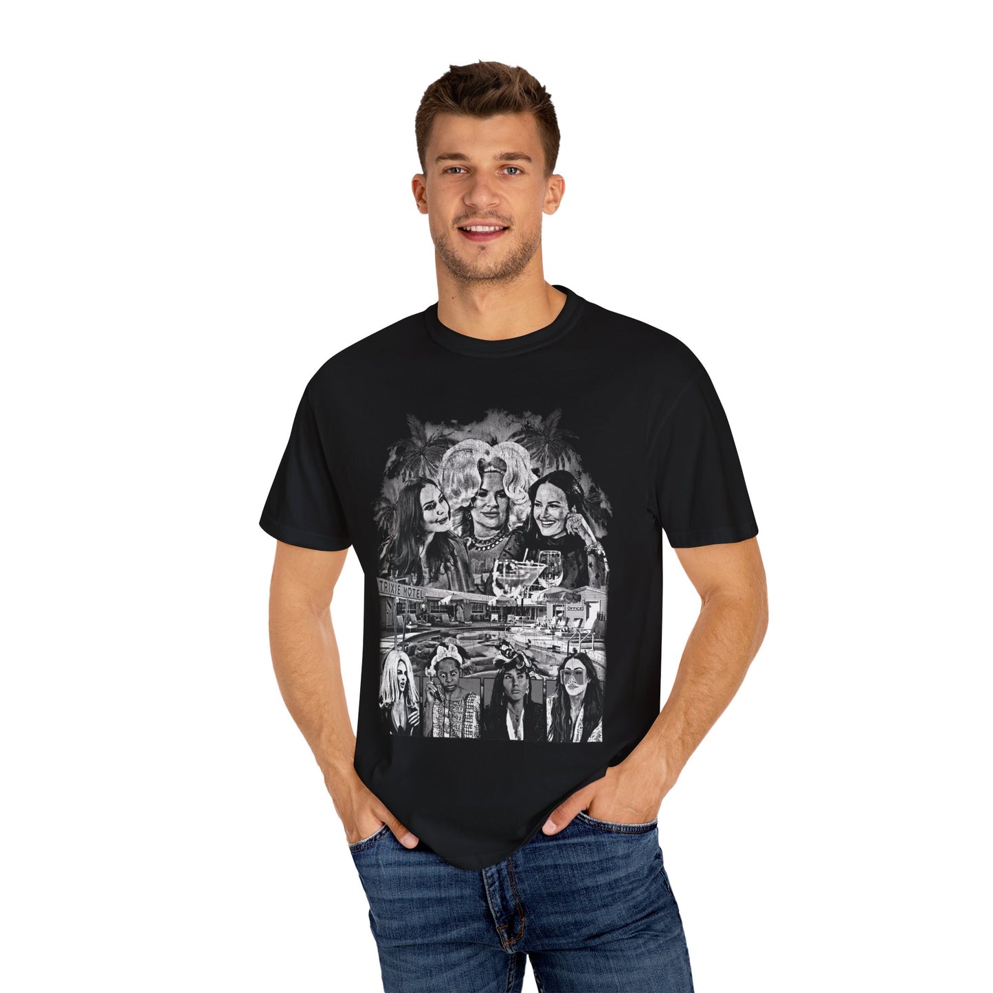 "All Tricks, No Trust" B&W T-Shirt