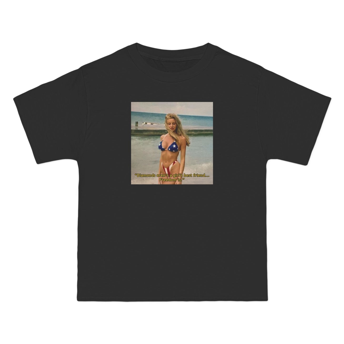 "FREEDOM" | Camille Grammer | Beefy-T® T-Shirt