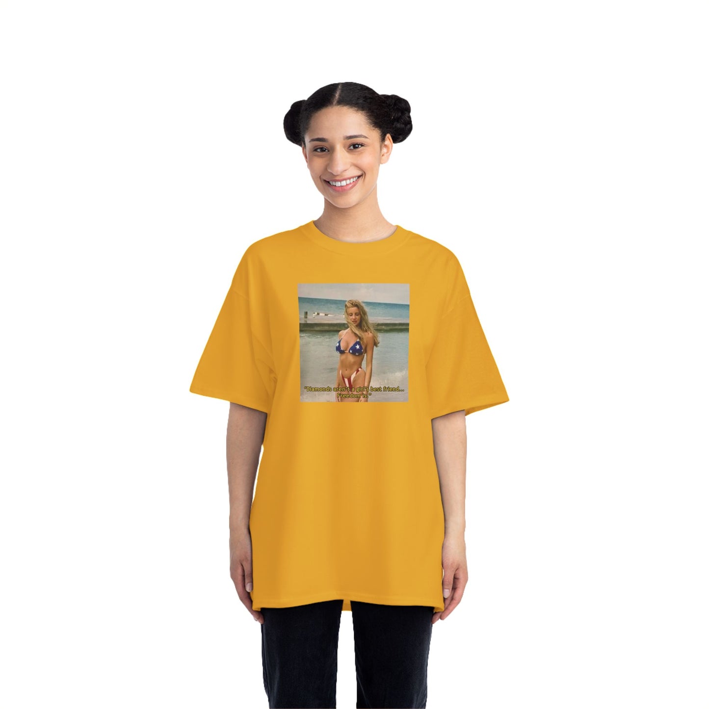 "FREEDOM" | Camille Grammer | Beefy-T® T-Shirt