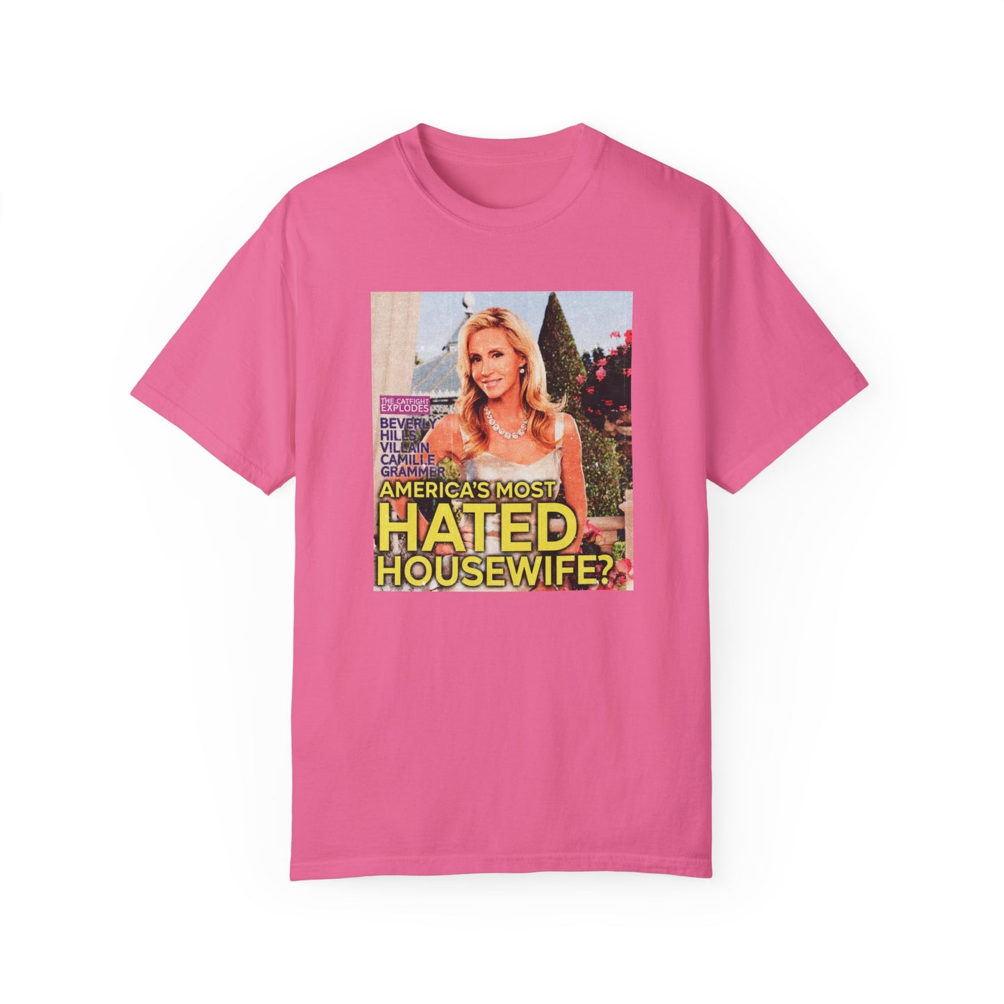 "AMERICA'S MOST-HATED HOUSEWIFE" Camill eMagazine Cover | RHOBH T-Shirt