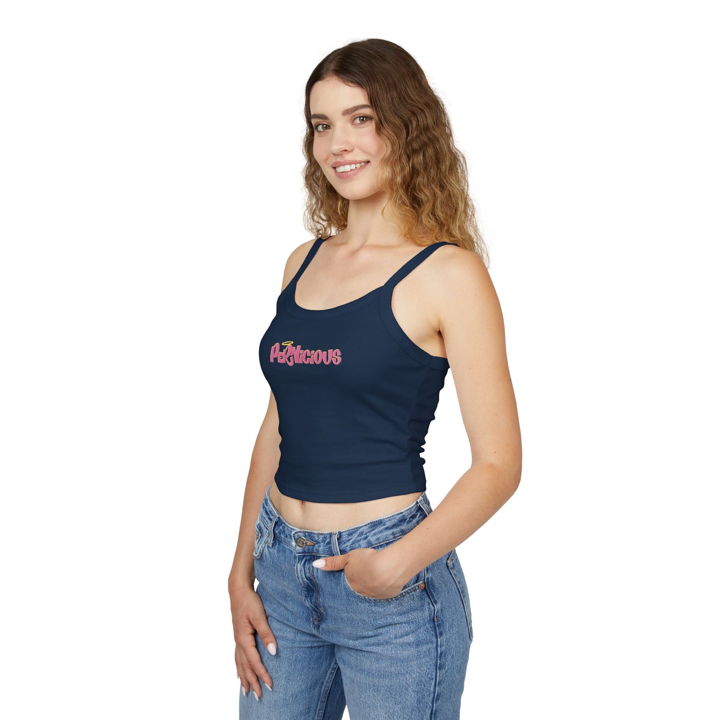 "PERNICIOUS" CAMILLE | RHOBH Spaghetti Strap Tank Top
