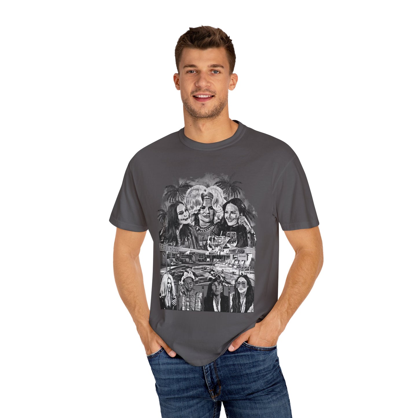 "All Tricks, No Trust" B&W T-Shirt