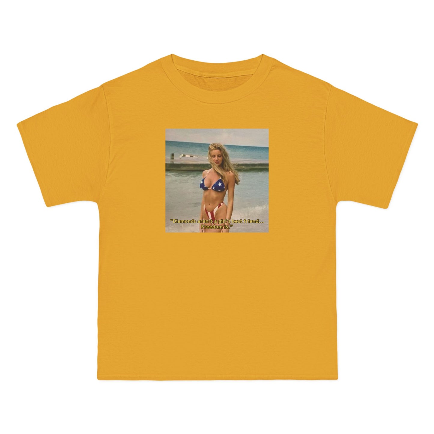 "FREEDOM" | Camille Grammer | Beefy-T® T-Shirt