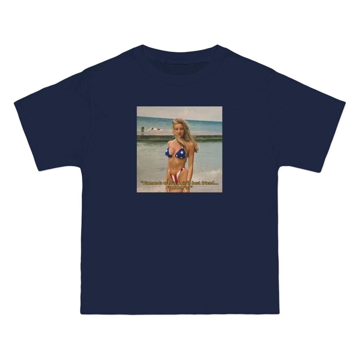 "FREEDOM" | Camille Grammer | Beefy-T® T-Shirt