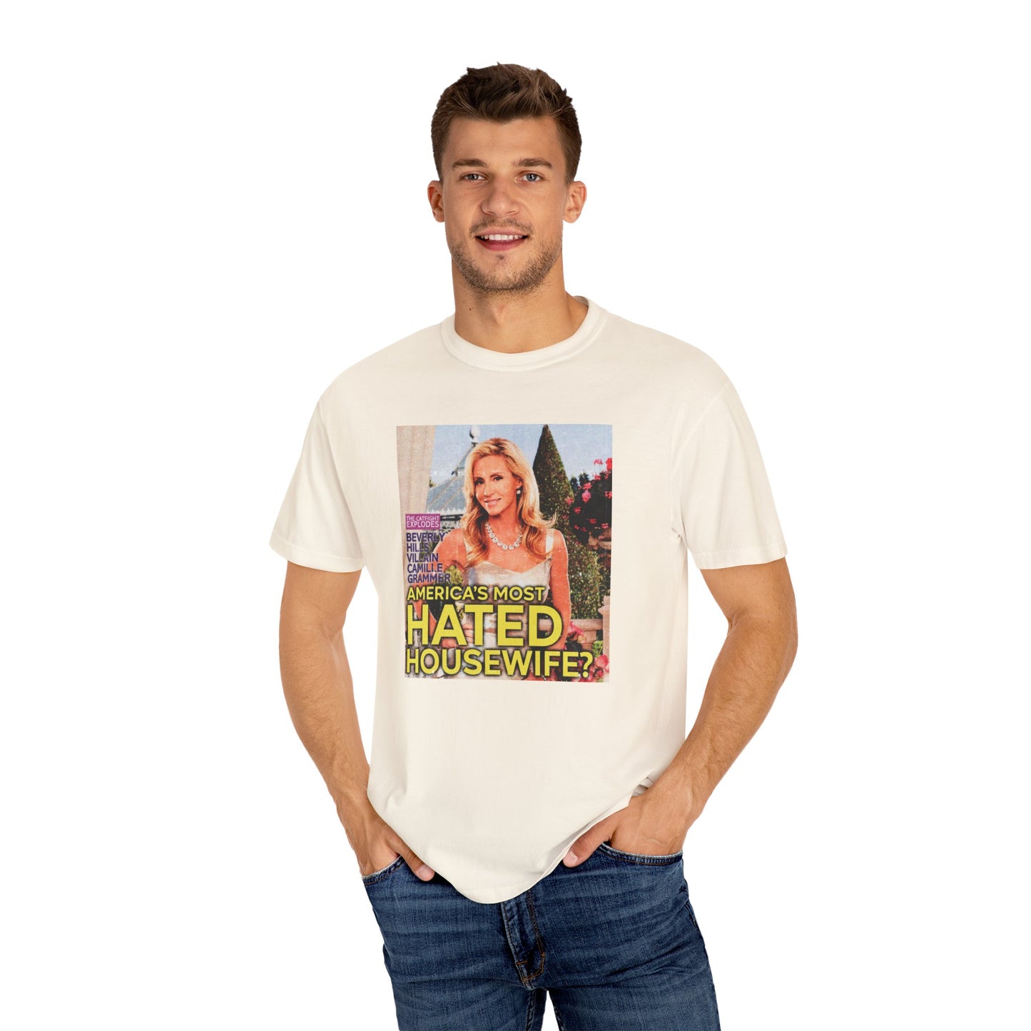 "AMERICA'S MOST-HATED HOUSEWIFE" Camill eMagazine Cover | RHOBH T-Shirt