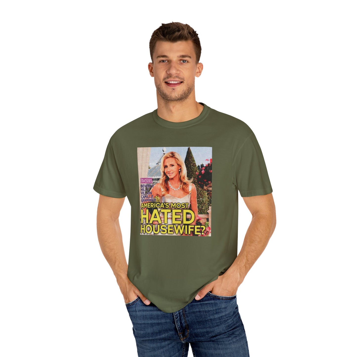 "AMERICA'S MOST-HATED HOUSEWIFE" Camill eMagazine Cover | RHOBH T-Shirt