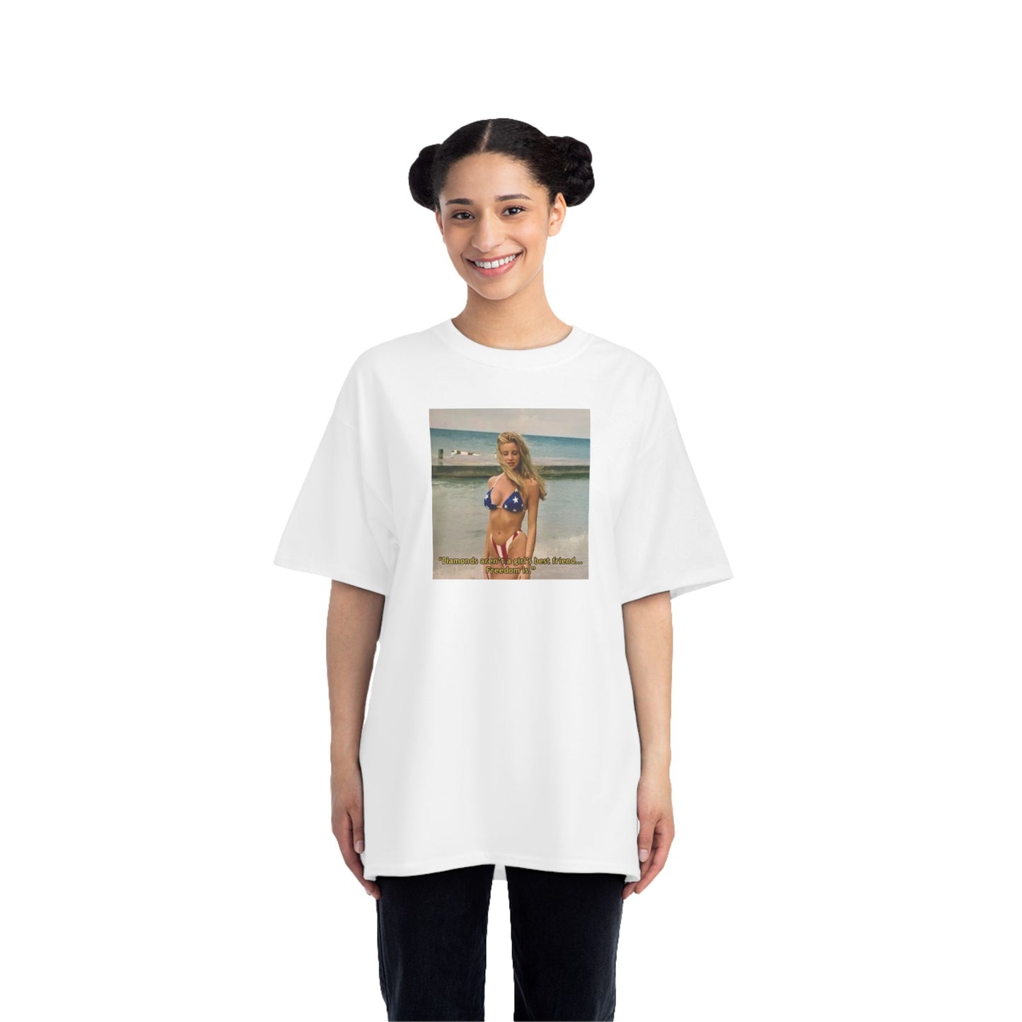 "FREEDOM" | Camille Grammer | Beefy-T® T-Shirt