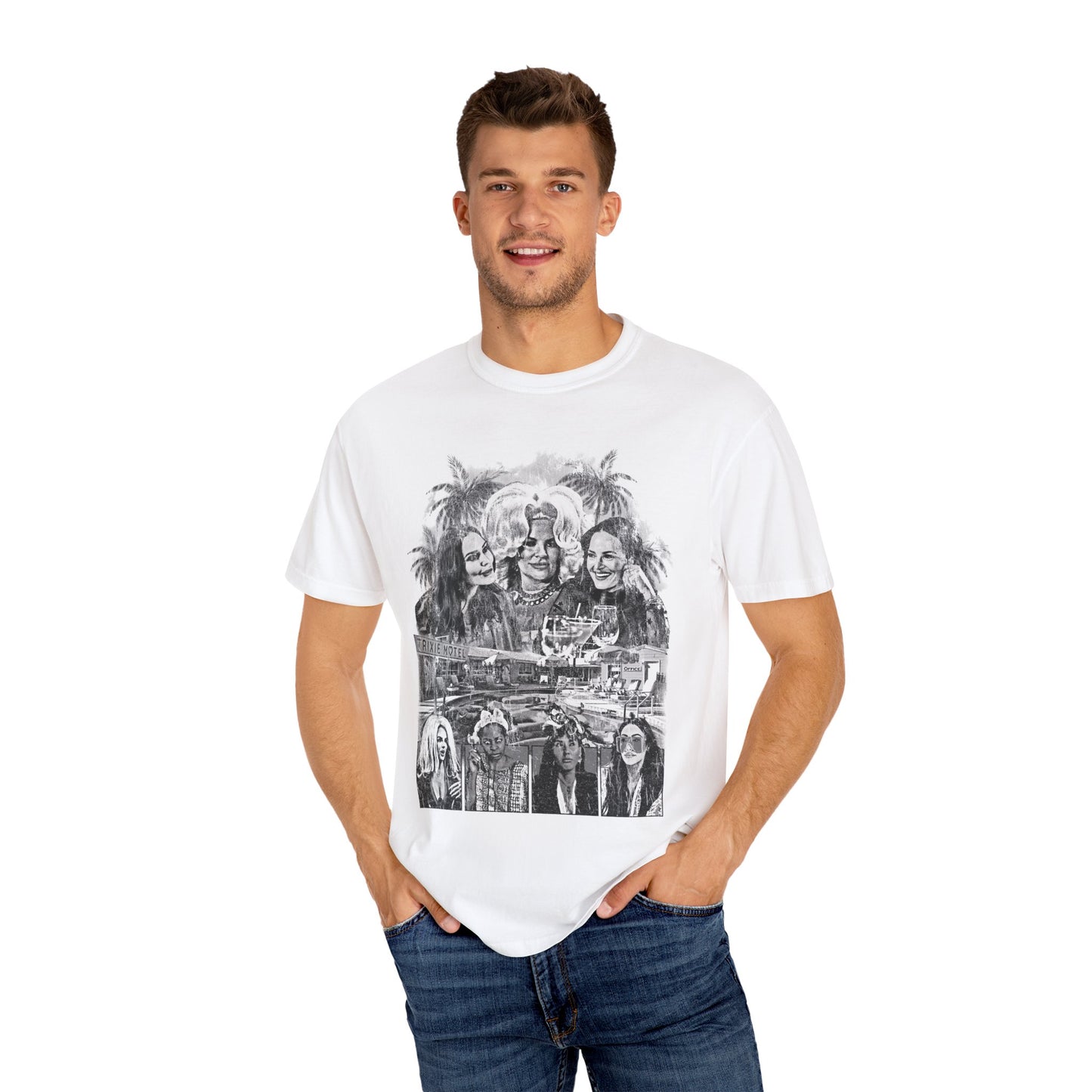 "All Tricks, No Trust" B&W T-Shirt
