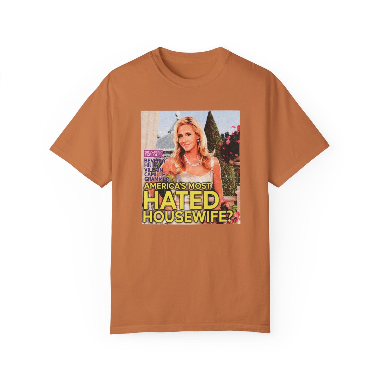 "AMERICA'S MOST-HATED HOUSEWIFE" Camill eMagazine Cover | RHOBH T-Shirt