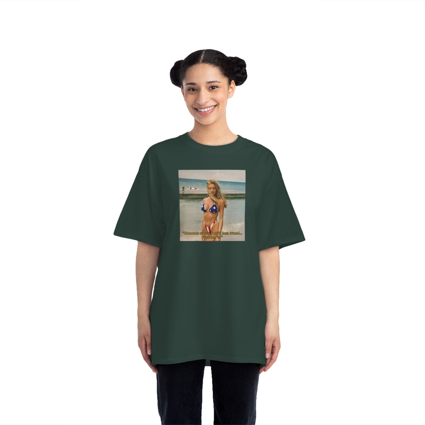 "FREEDOM" | Camille Grammer | Beefy-T® T-Shirt