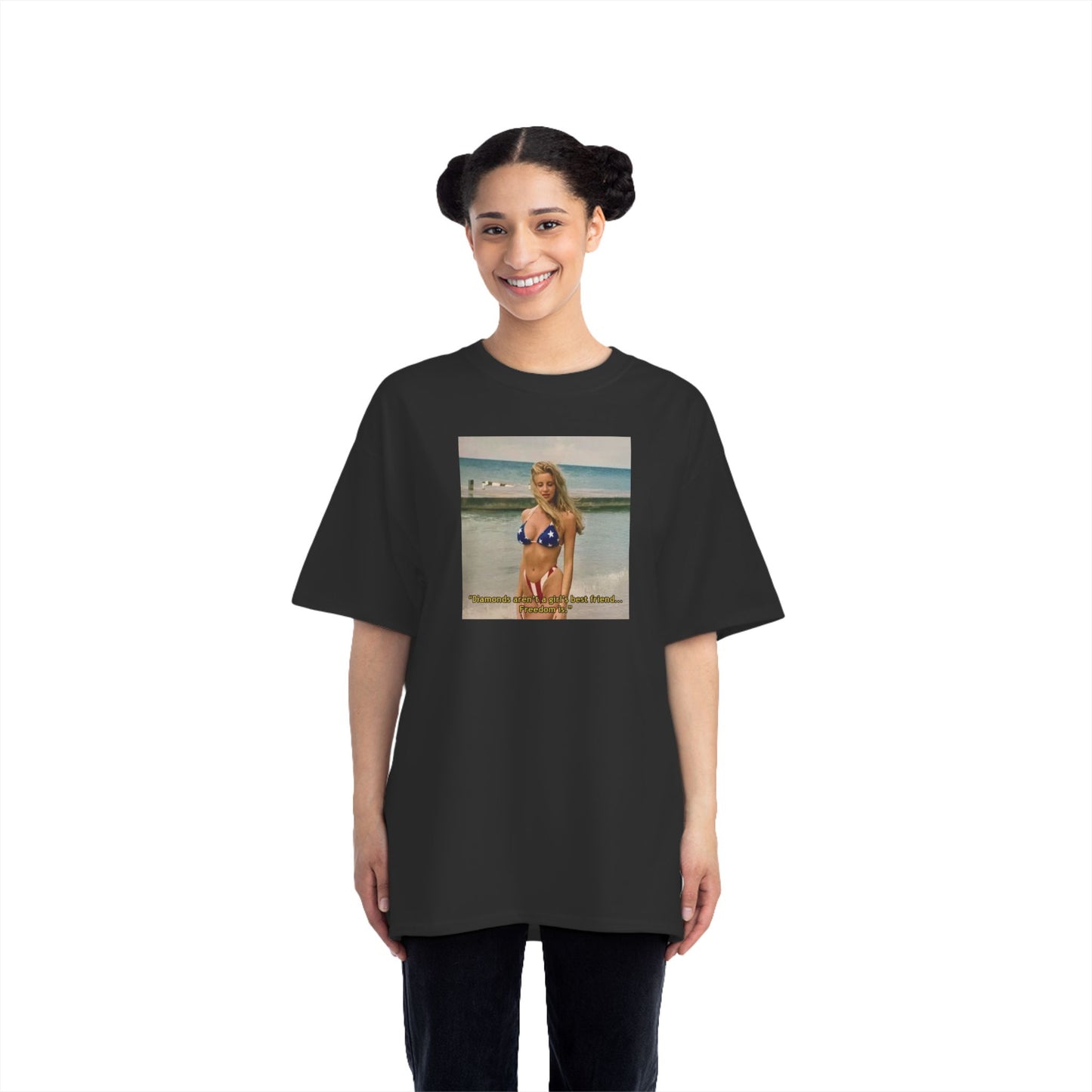 "FREEDOM" | Camille Grammer | Beefy-T® T-Shirt